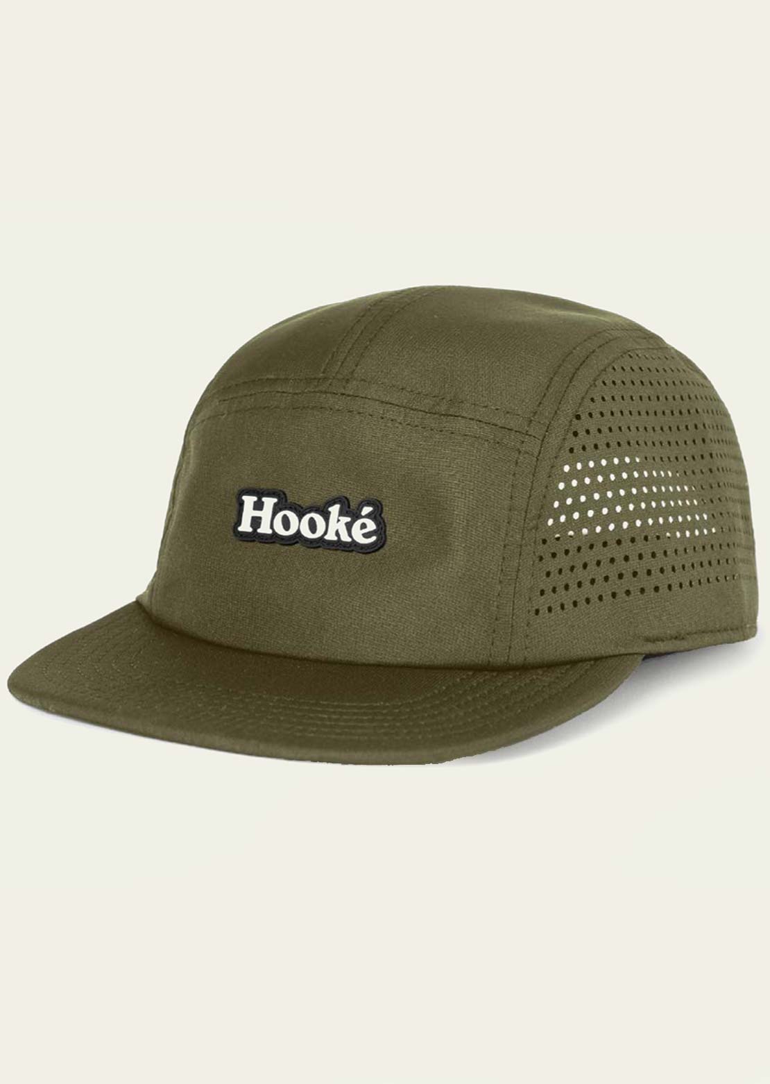 Hooké Unisex Signature Camper Cap Dark Olive