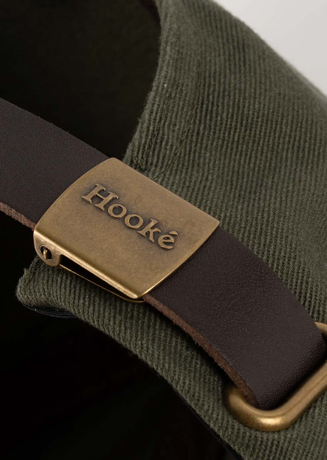 Hooké Unisex Unstructured Six-Panel Cap Navy & Forest Green