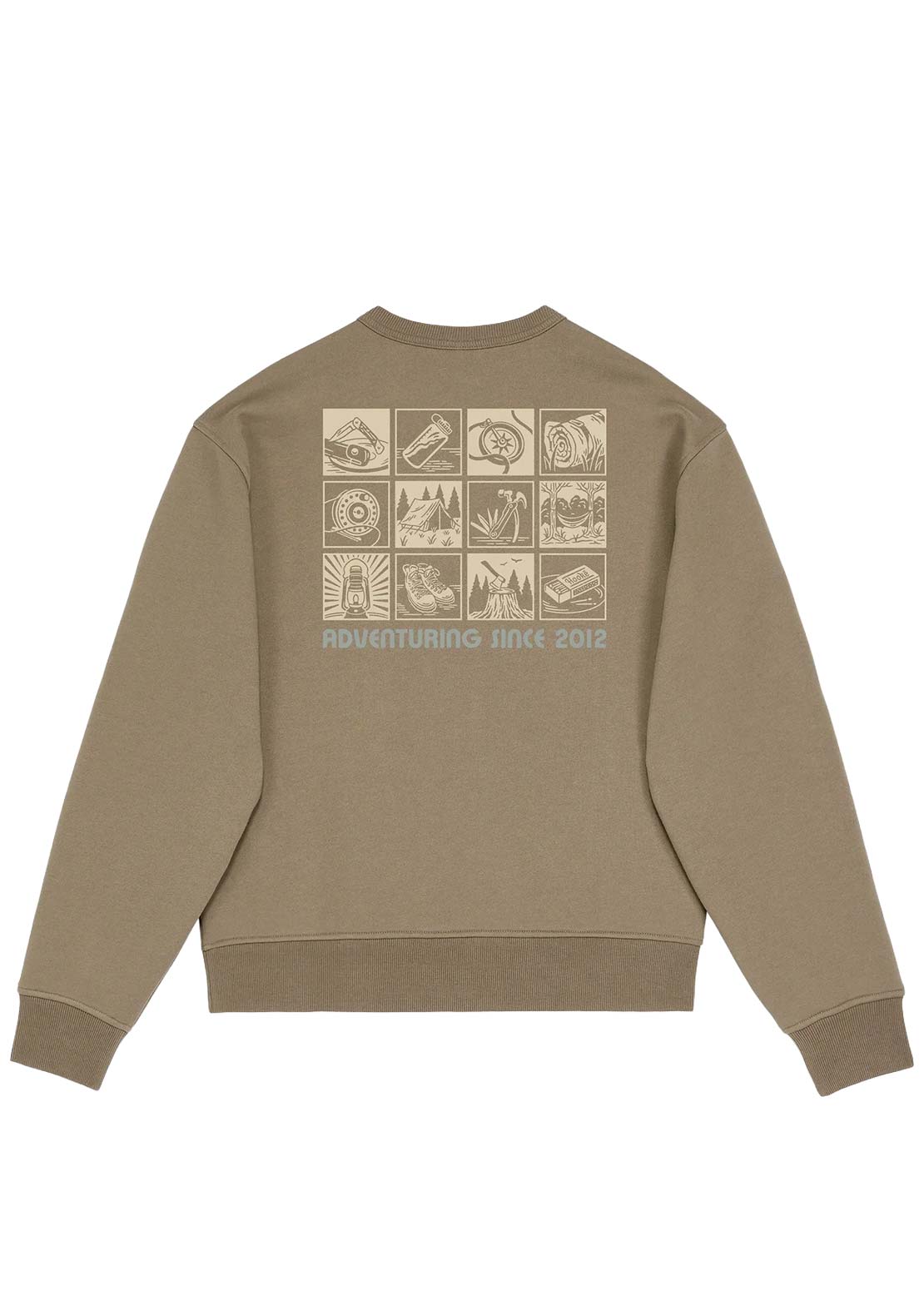 Hooké Women's Outdoor Essentials Crewneck Sweatshirt Sepia
