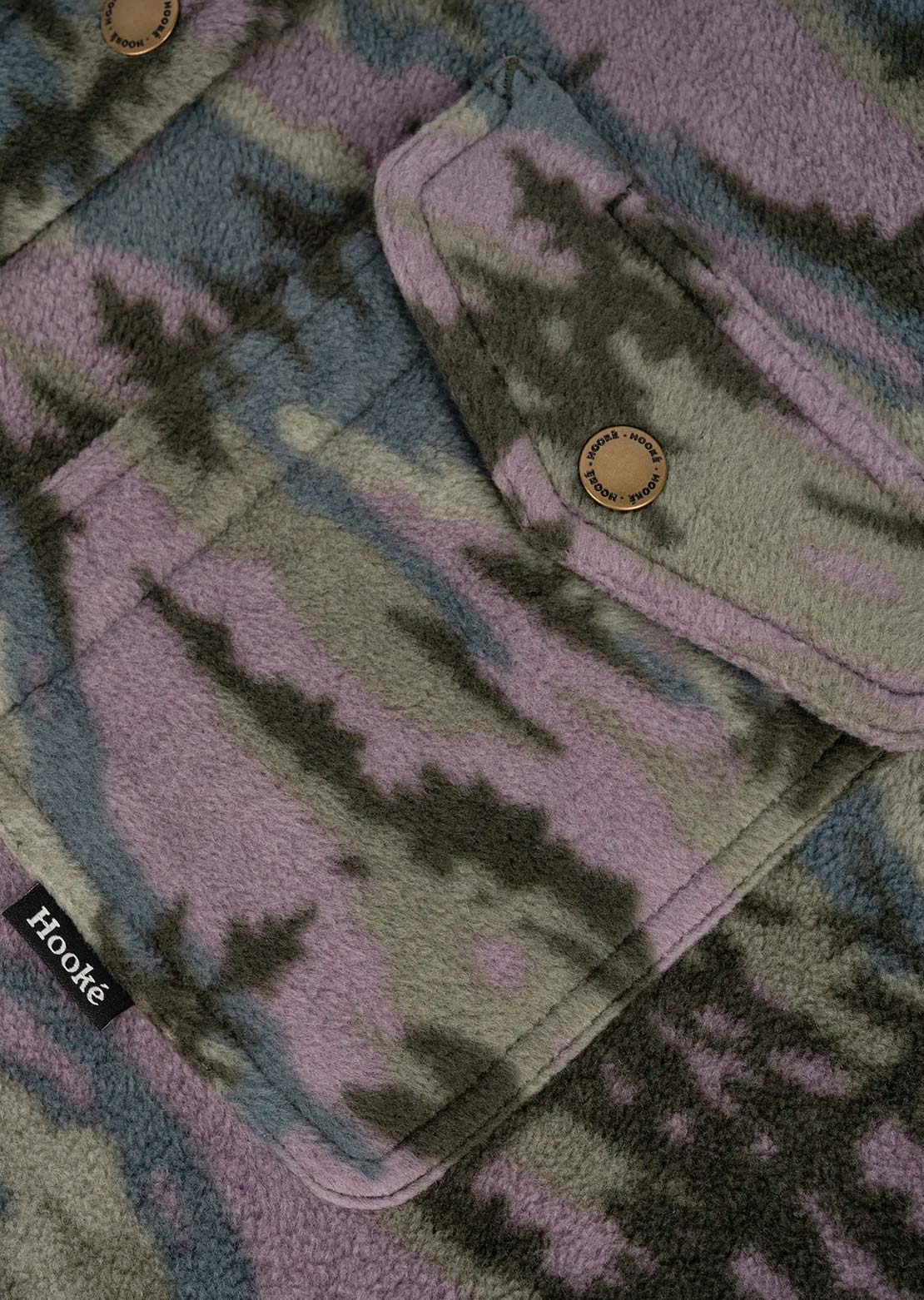 Hooké Women's Oversized Polar Fleece Button Up Shirt
