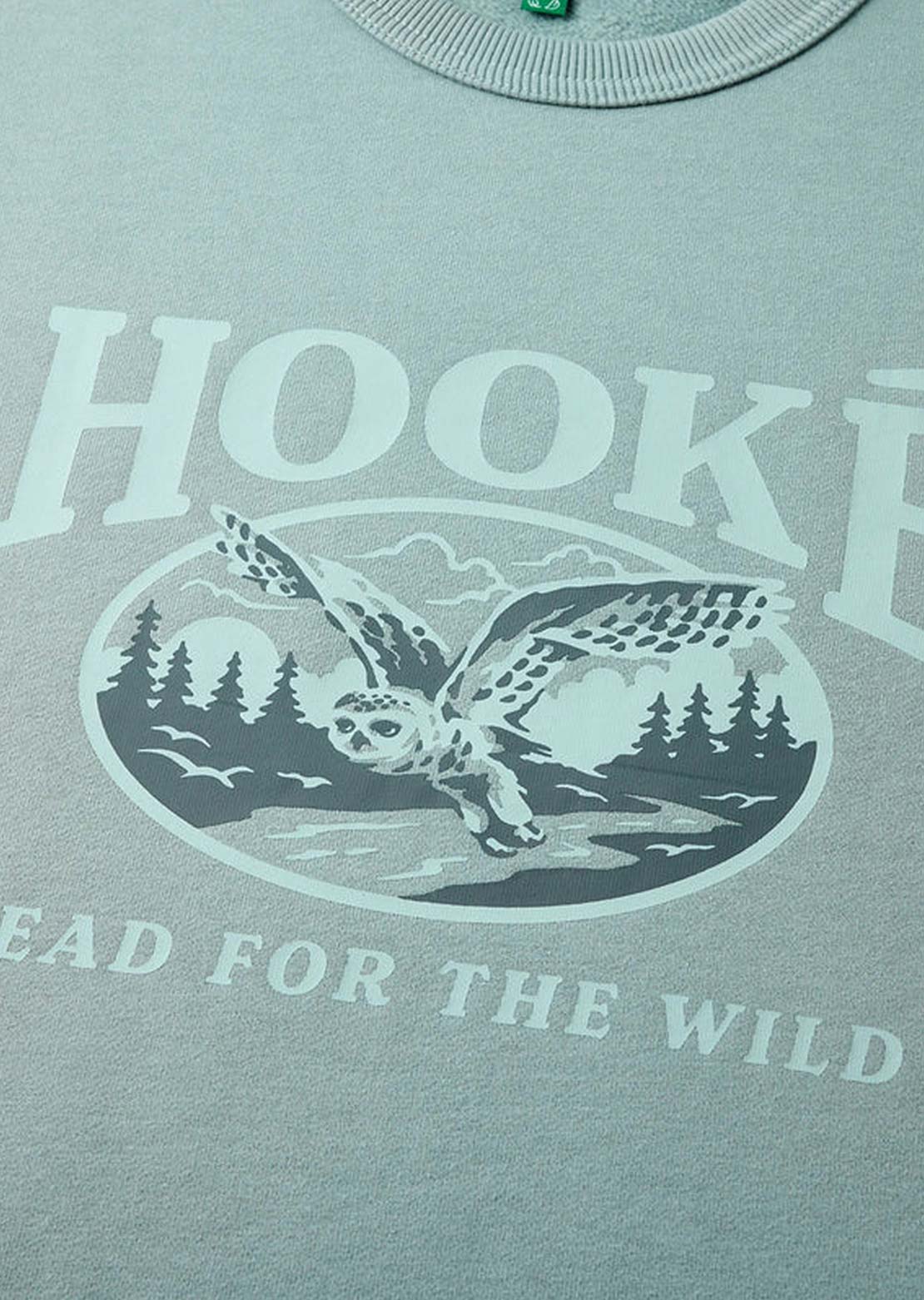 Hooké Women's Snowy Owl Crewneck Sweatshirt Slate