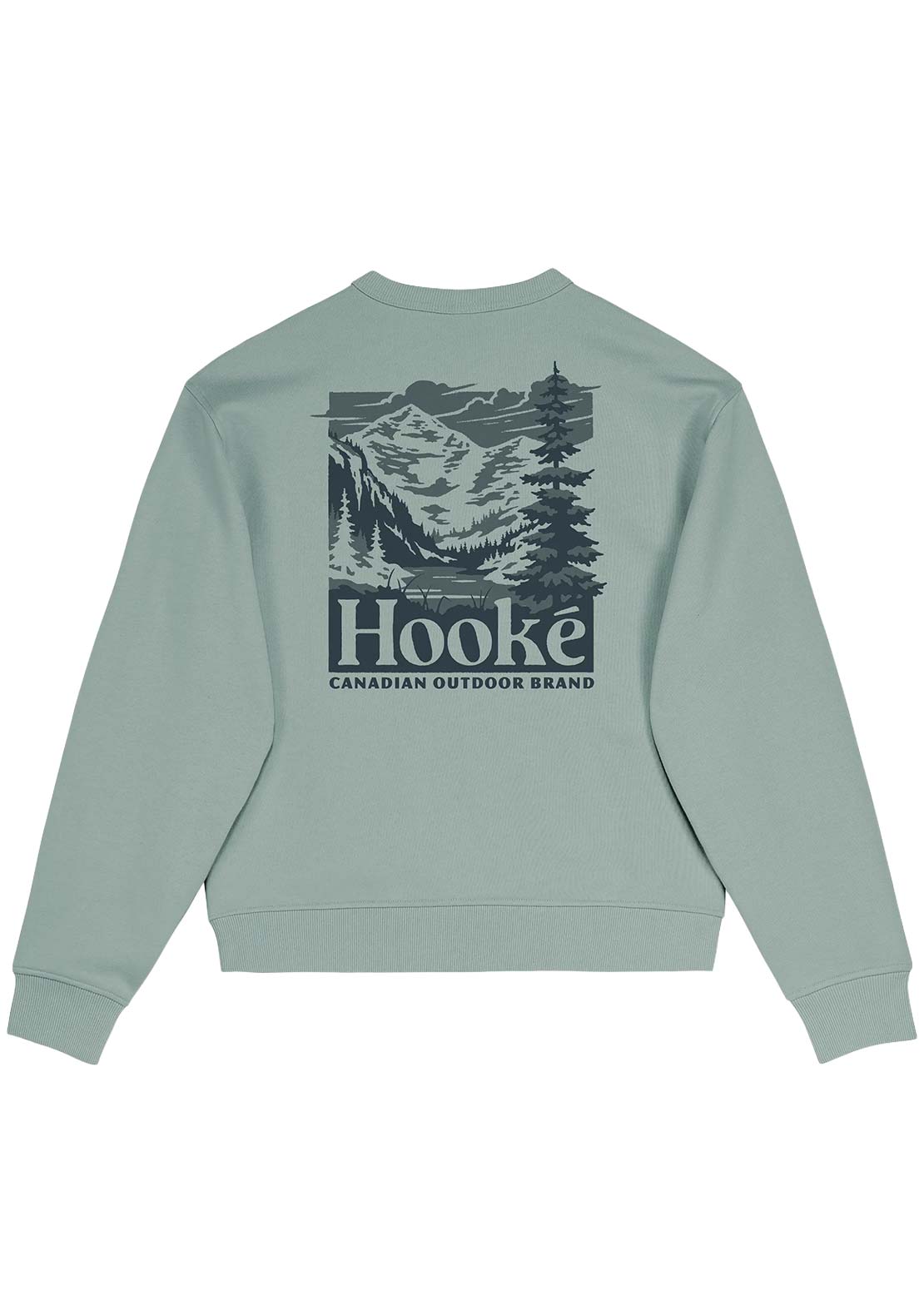 Hooké Women's Winter Rockies Crewneck Sweater Slate