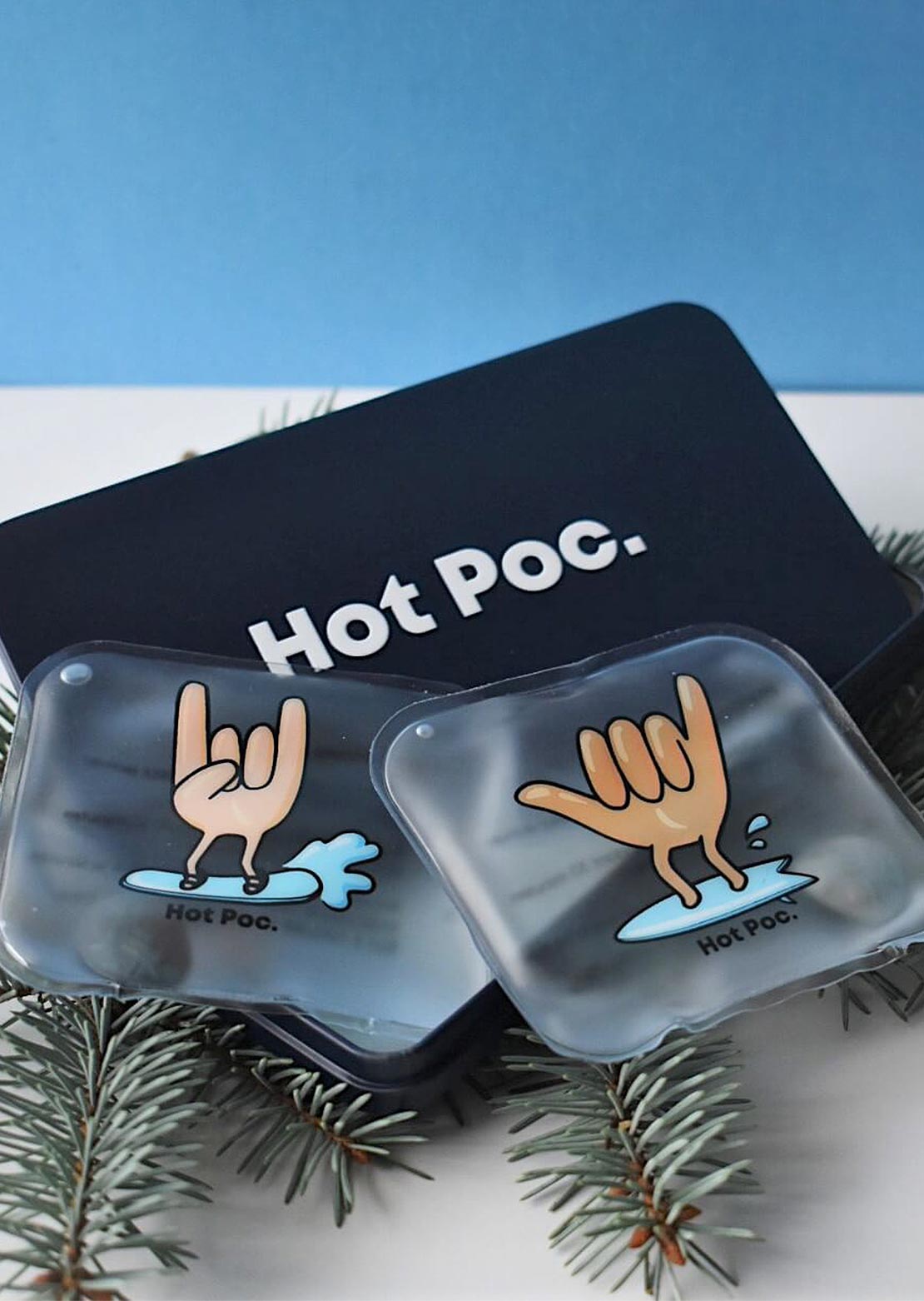 Hot Poc Surf/Snow Regular Reusable Hand Warmers - 2 Pack