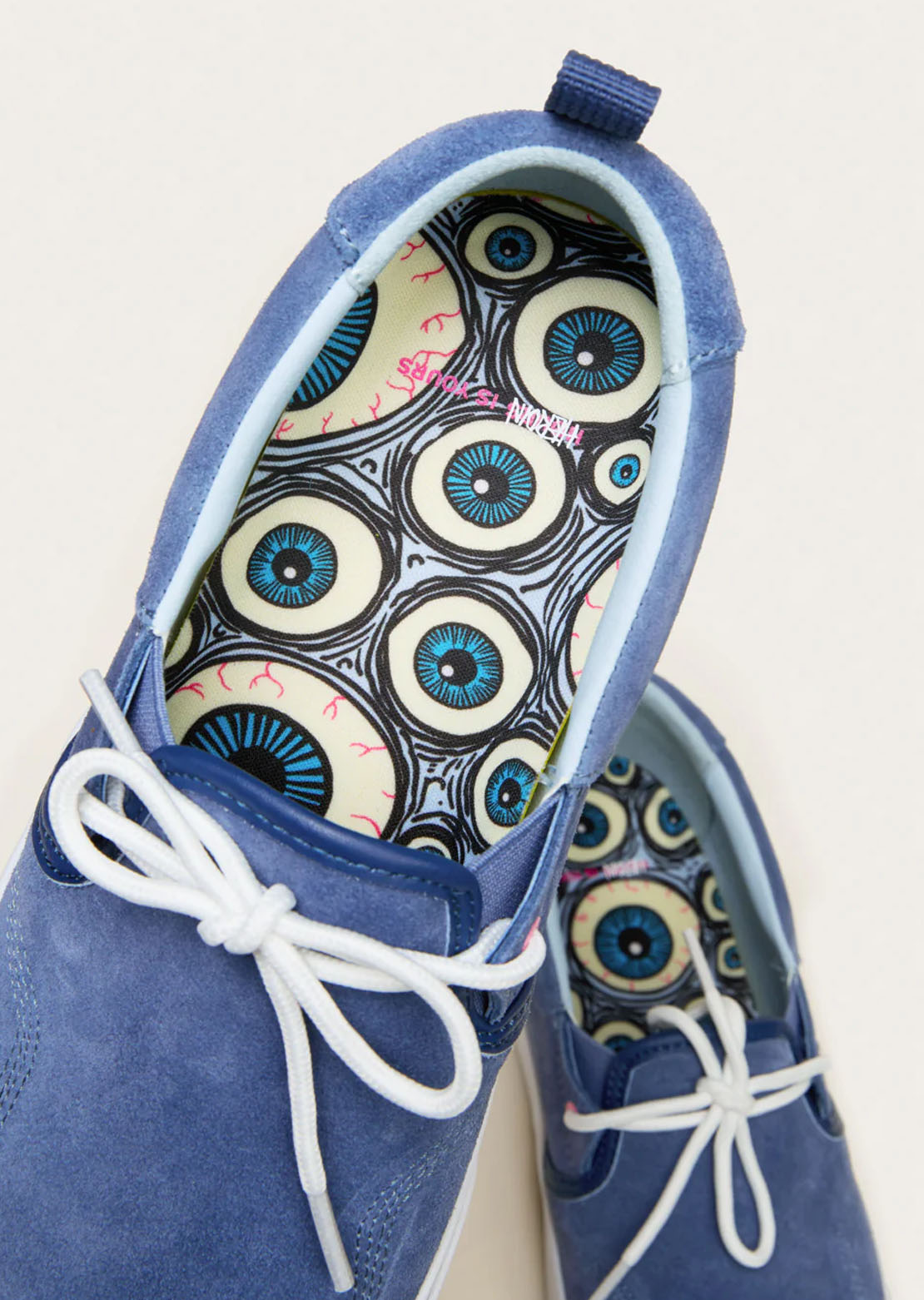 Hours Is Yours Men's Hours X Heroin Skateboard Shoes Bijou Blue