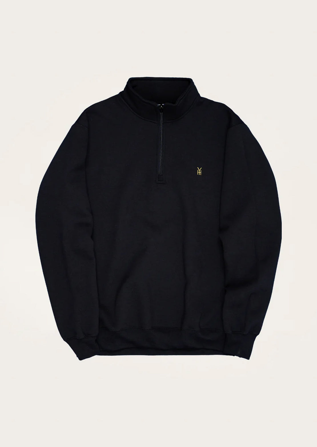 Hours Is Yours Men's Quarter Zip Sweatshirt Black