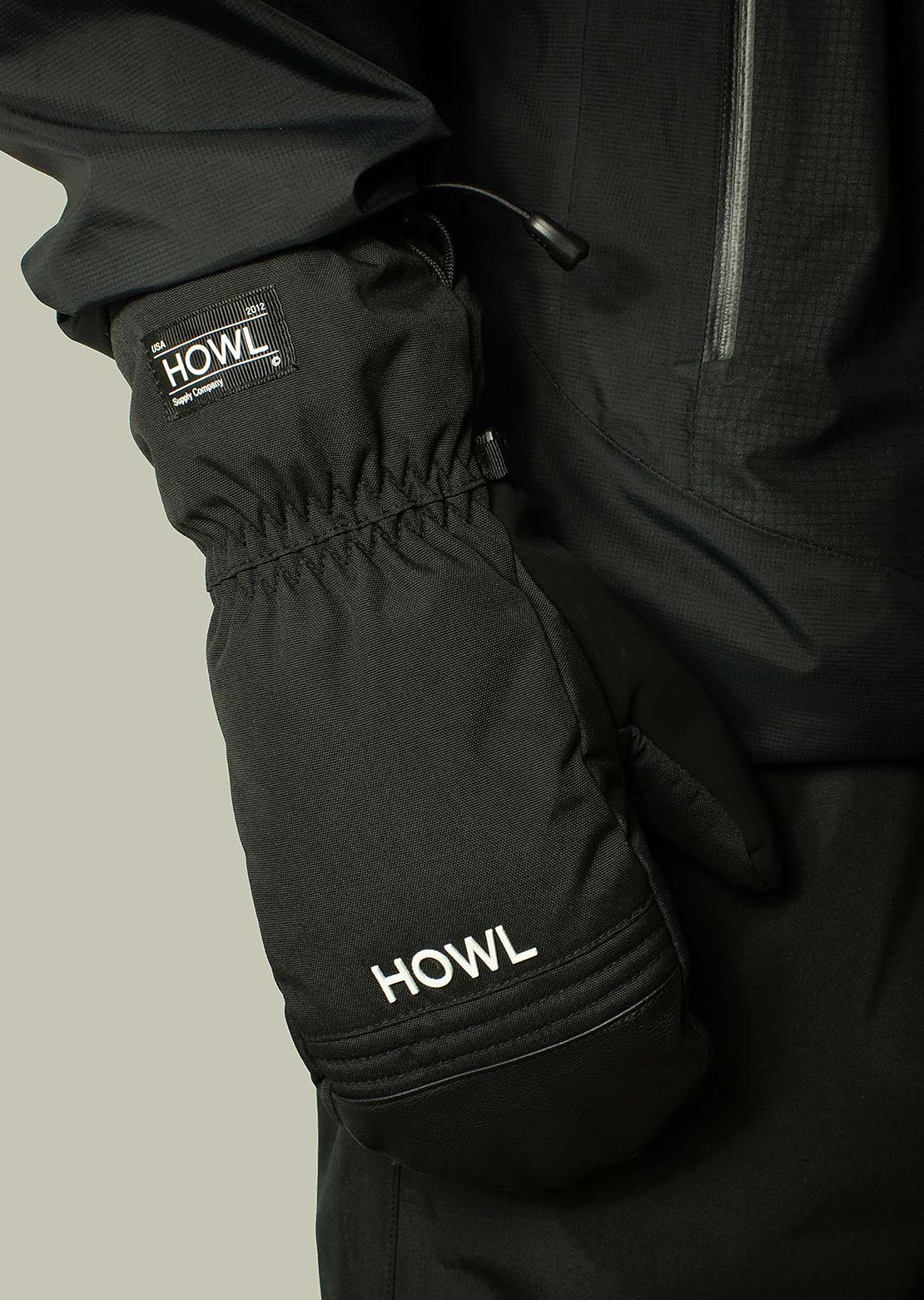 HOWL Team Mitts Black