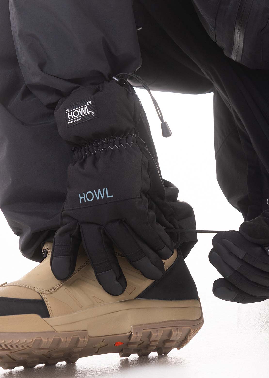 HOWL Unisex Heritage Pants Black
