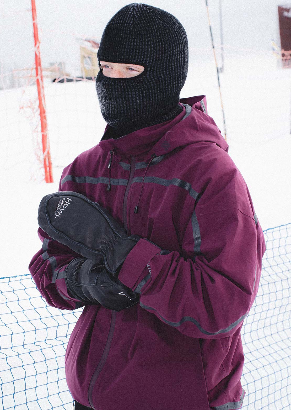 HOWL Unisex Highland Mitts Black