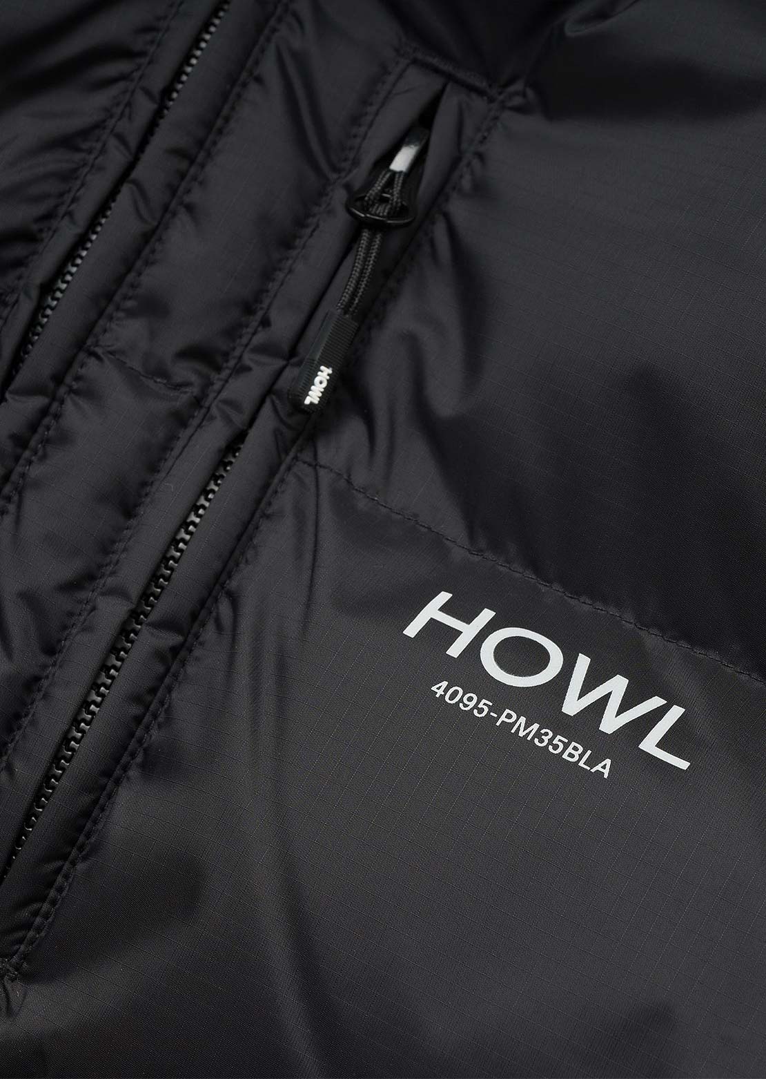 HOWL Unisex Puffy Jacket Black