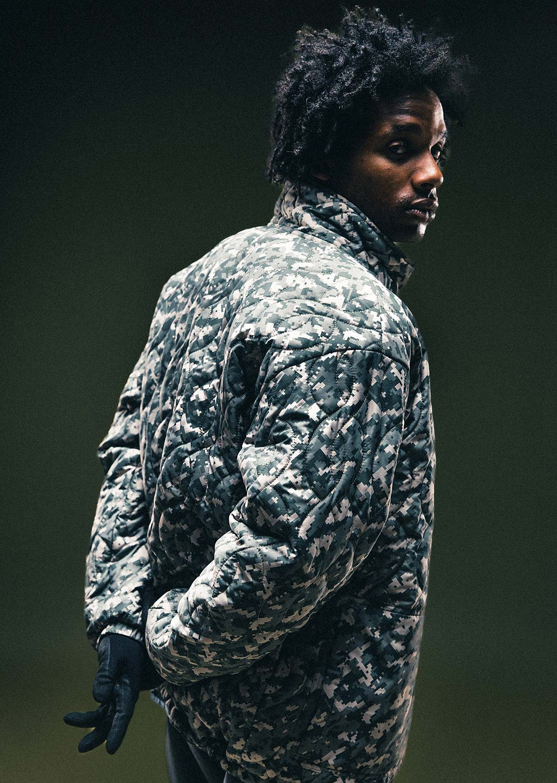 HOWL Unisex Reversible Jacket Black/Camo
