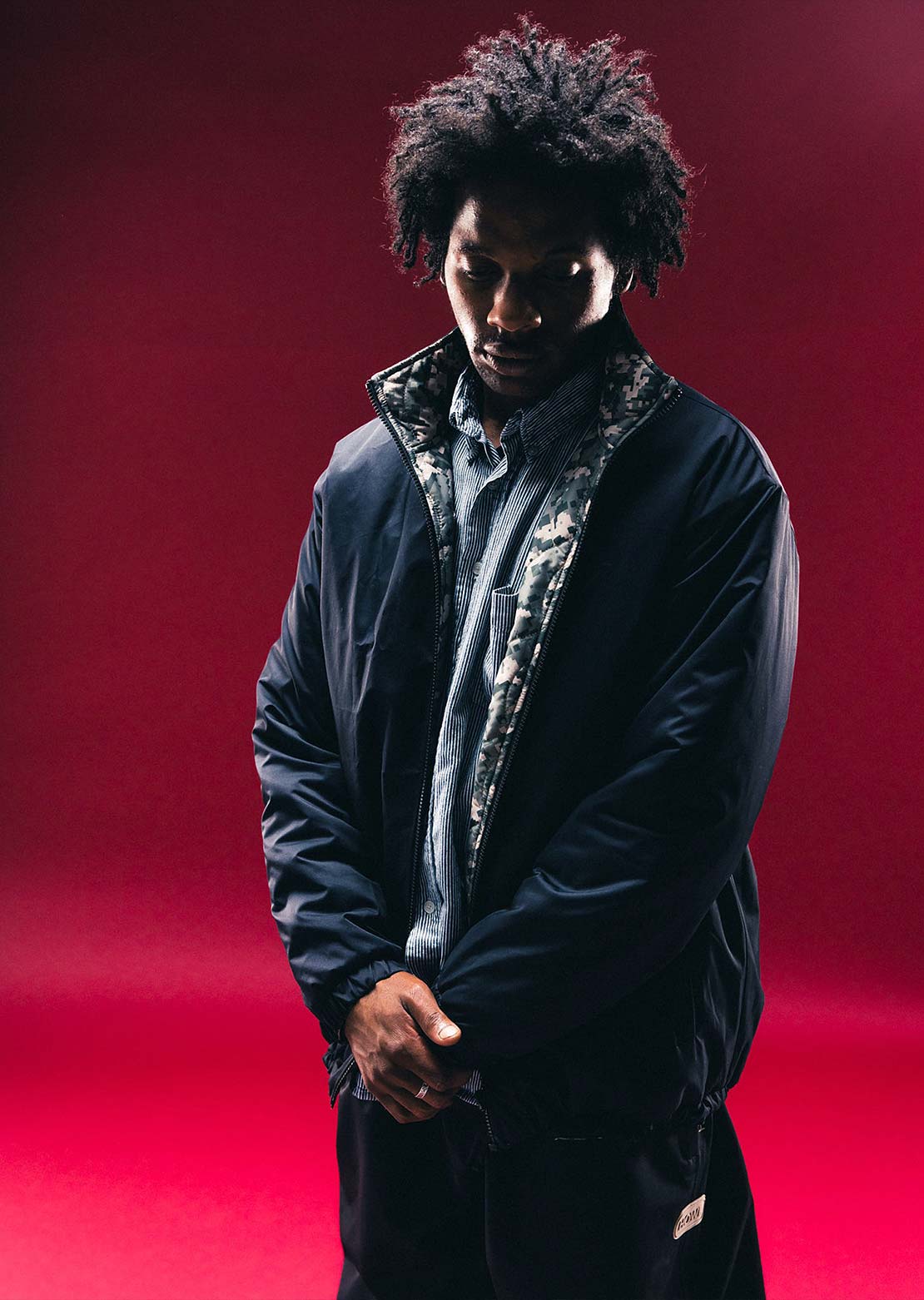 HOWL Unisex Reversible Jacket Black/Camo