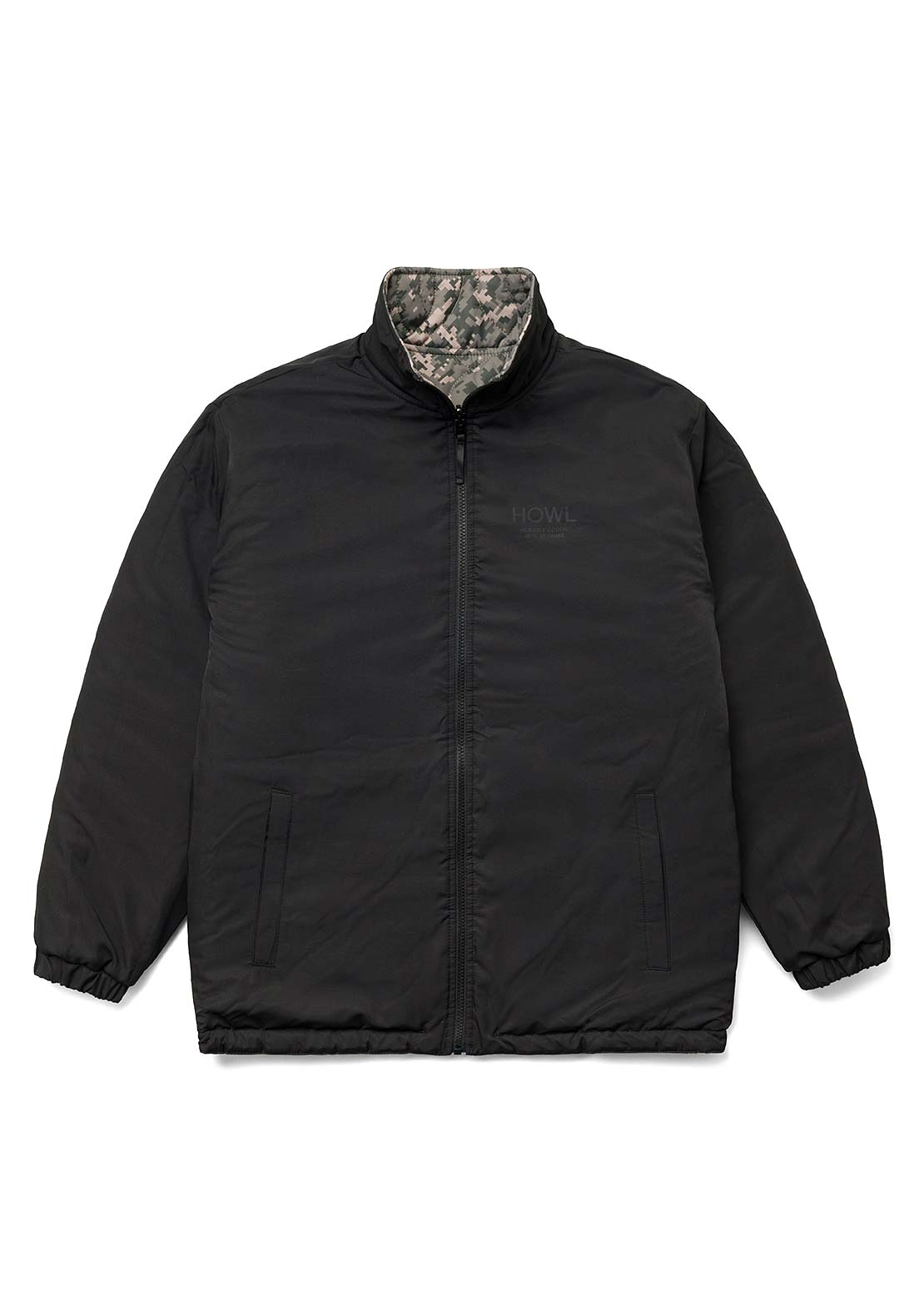 HOWL Unisex Reversible Jacket Black/Camo