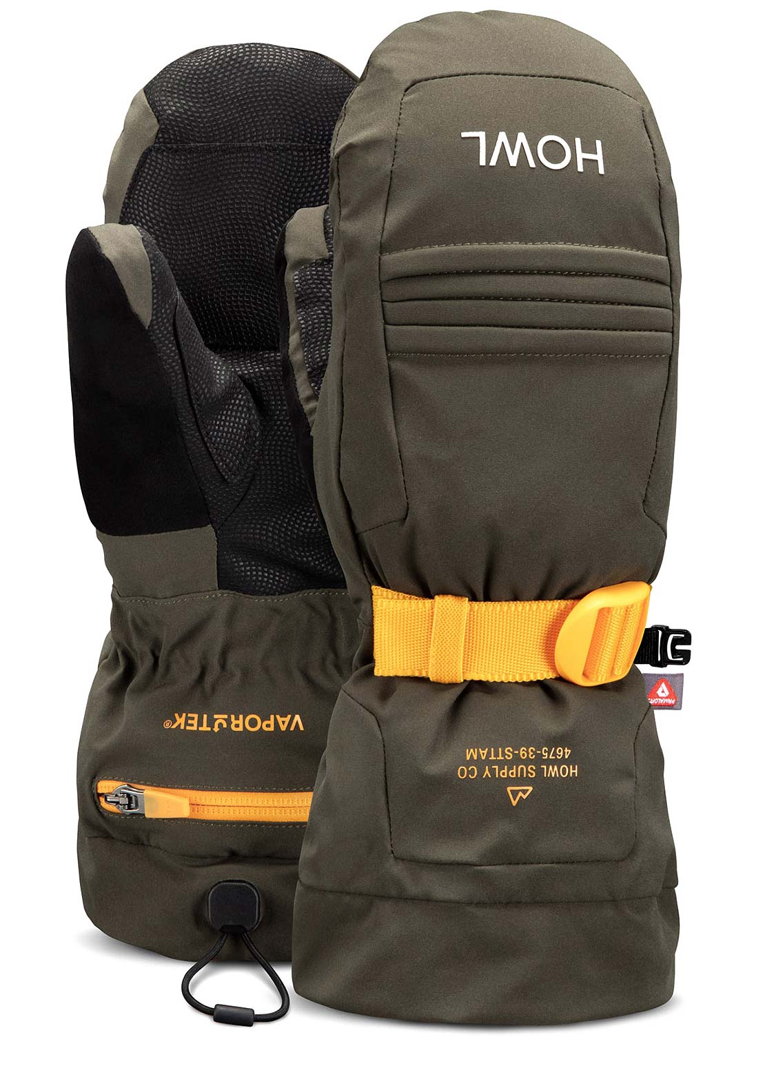 HOWL Unisex Team Mitts Plus Olive