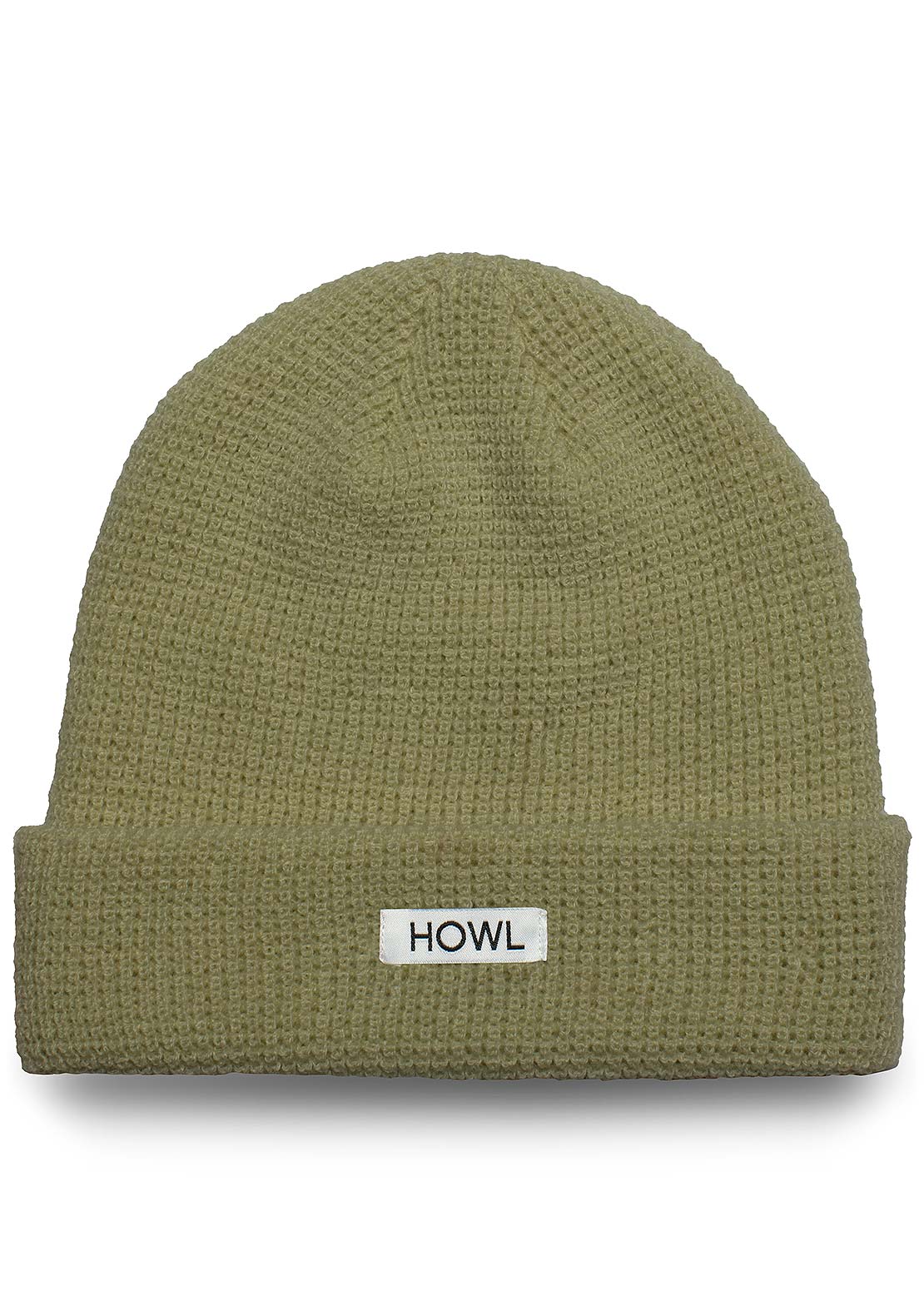 HOWL Waffle Beanie Khaki