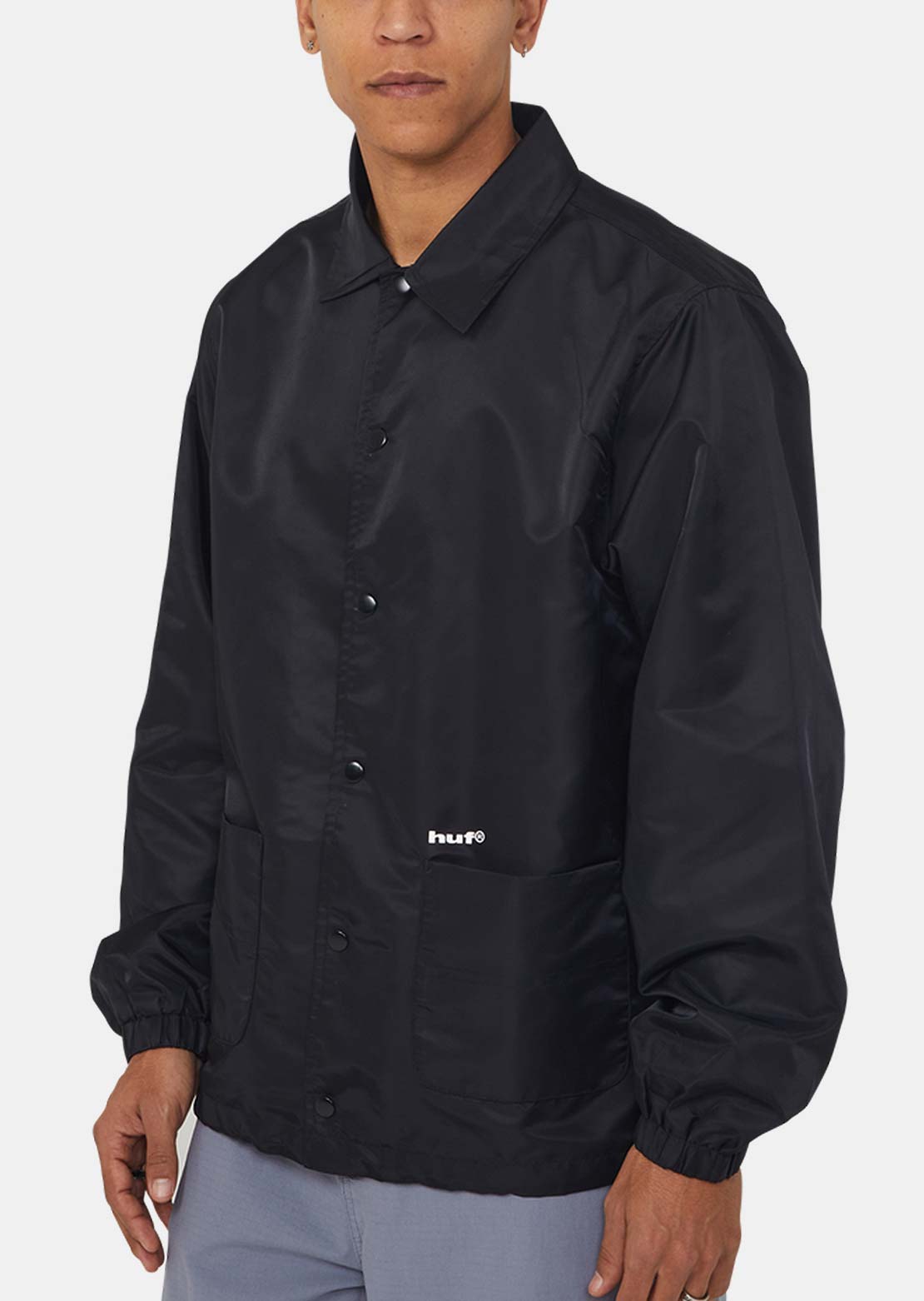 HUF Men's 89 Coaches Jacket Black