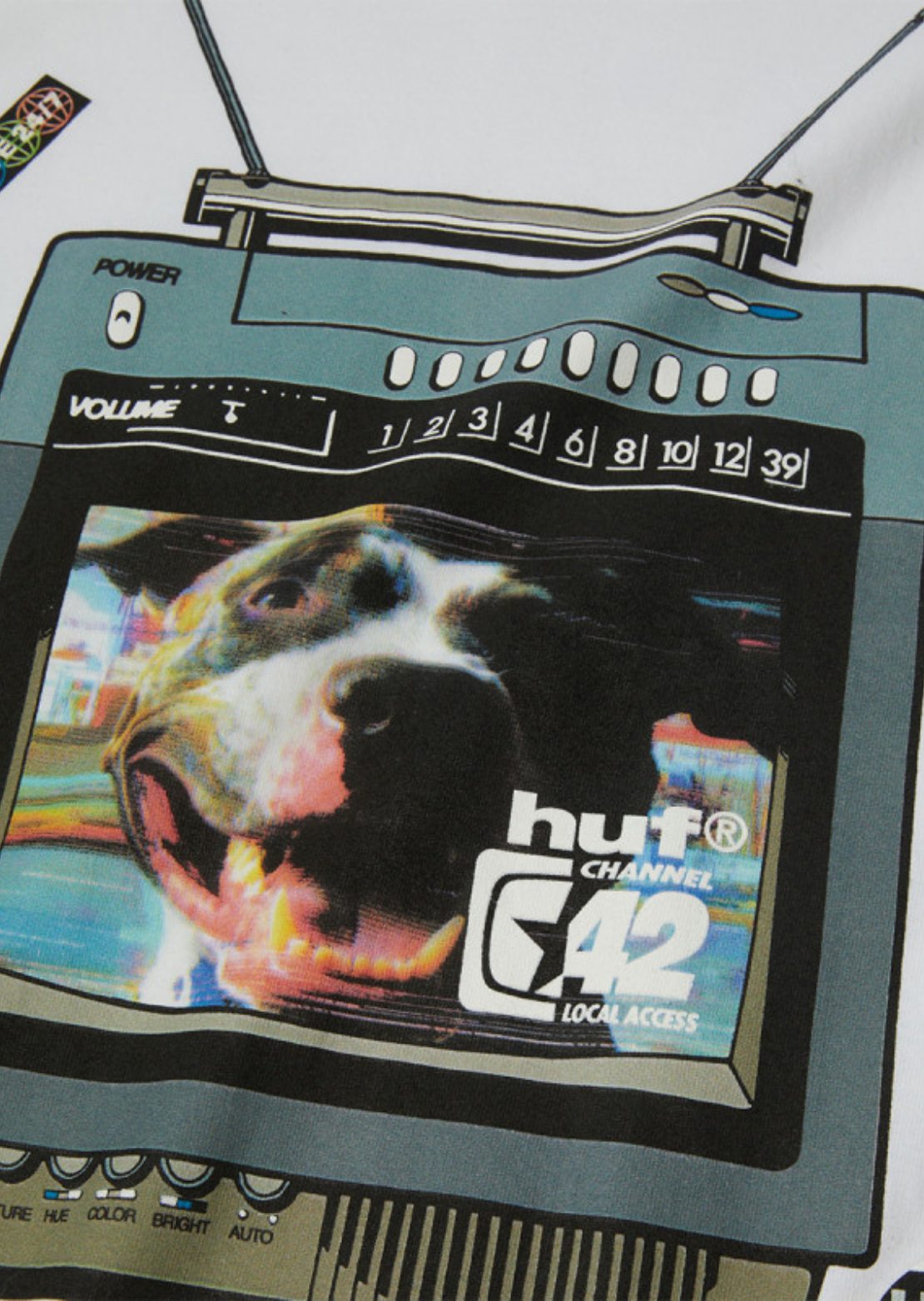 HUF Men's Broadcast T-Shirt White