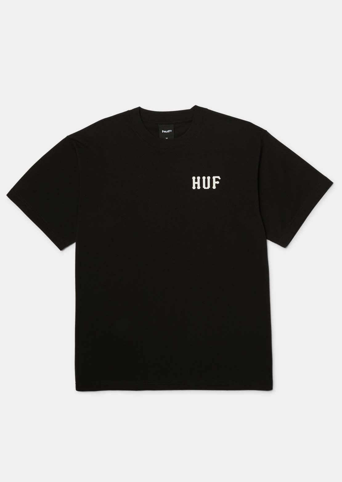 HUF Men's Classic H T-Shirt Black/White