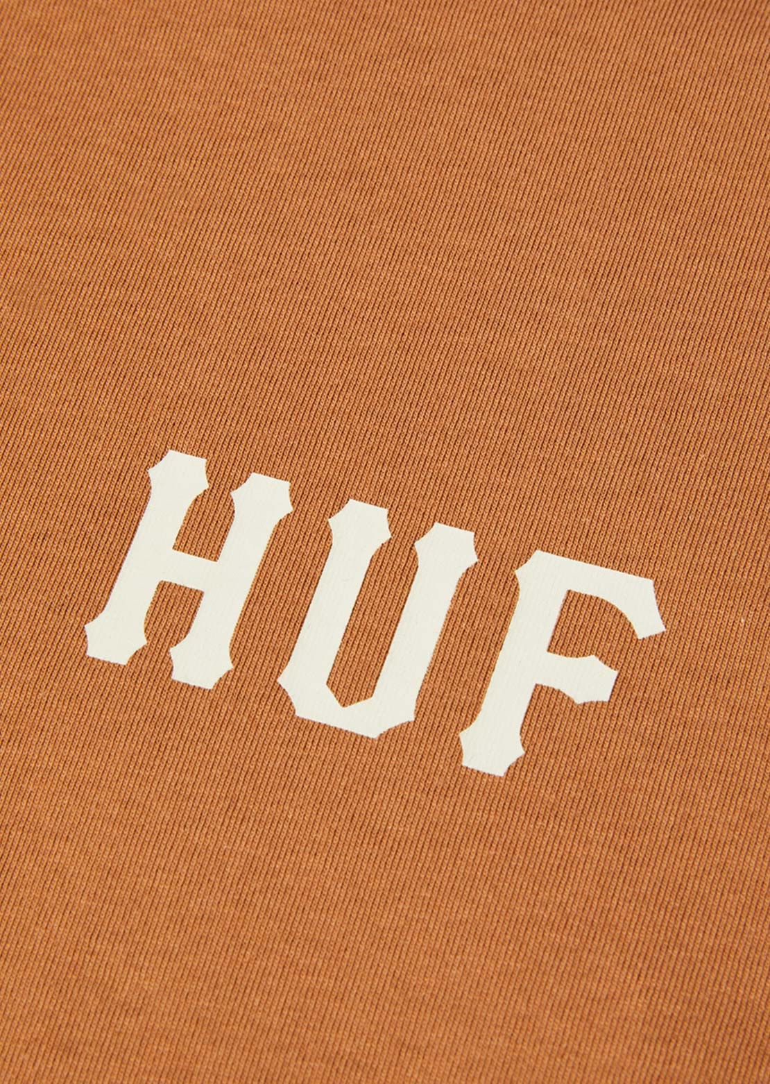 HUF Men's Classic H T-Shirt Brown Sugar/Cream