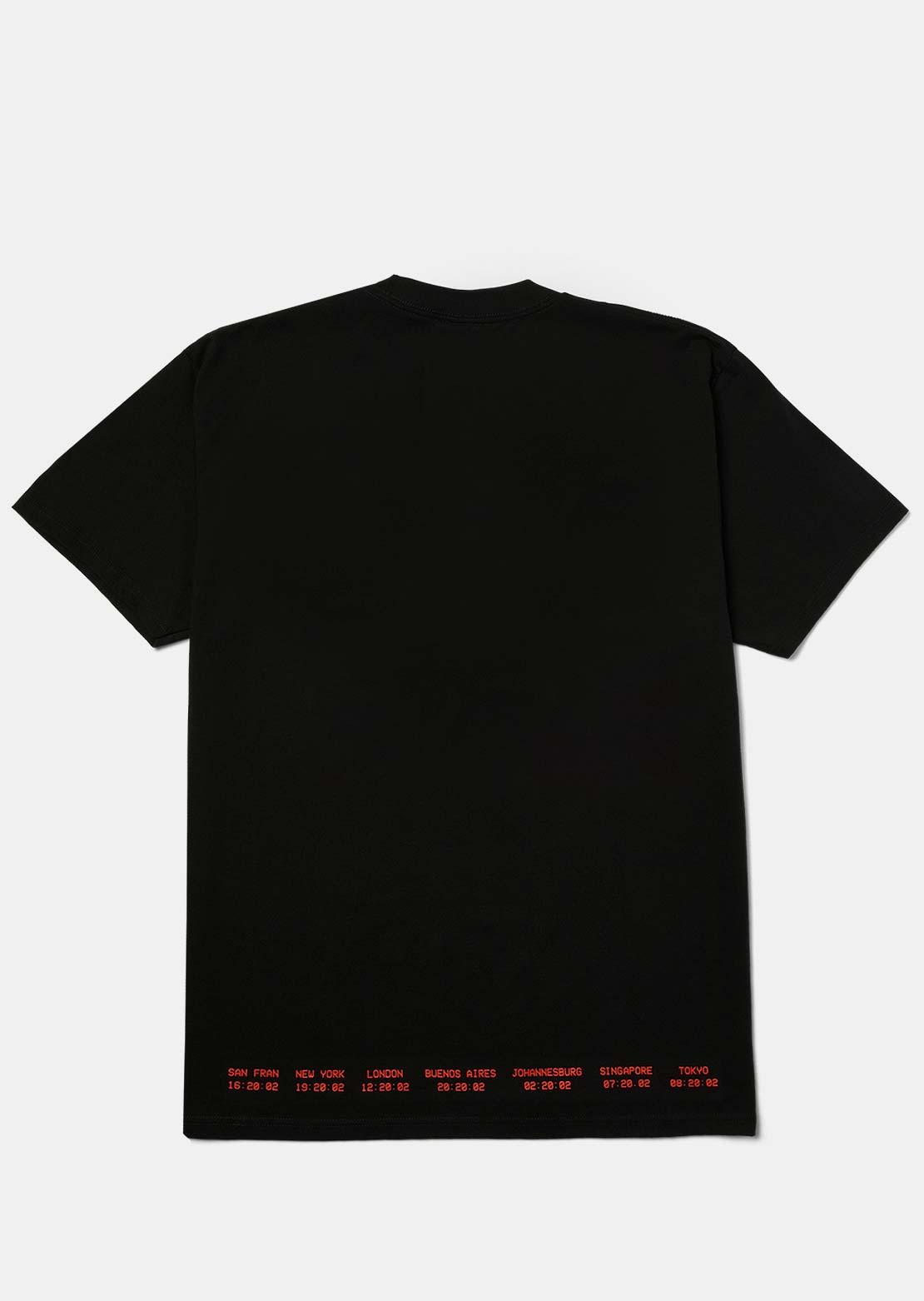 HUF Men's Flight Path T-Shirt Black White