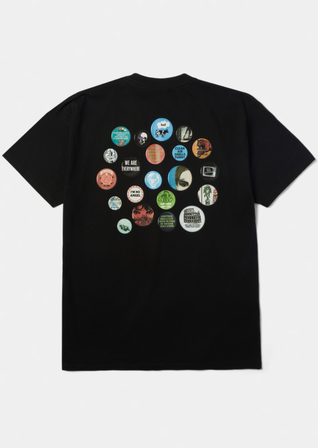 HUF Men's Olympia T-Shirt Black