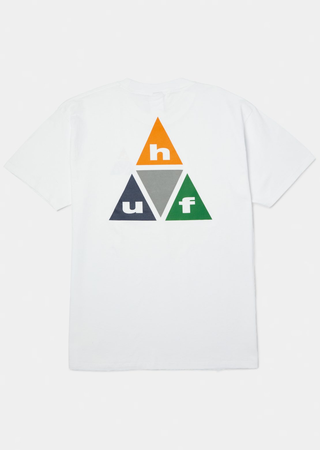 HUF Men's Prism TT T-Shirt White/Burnt Orange