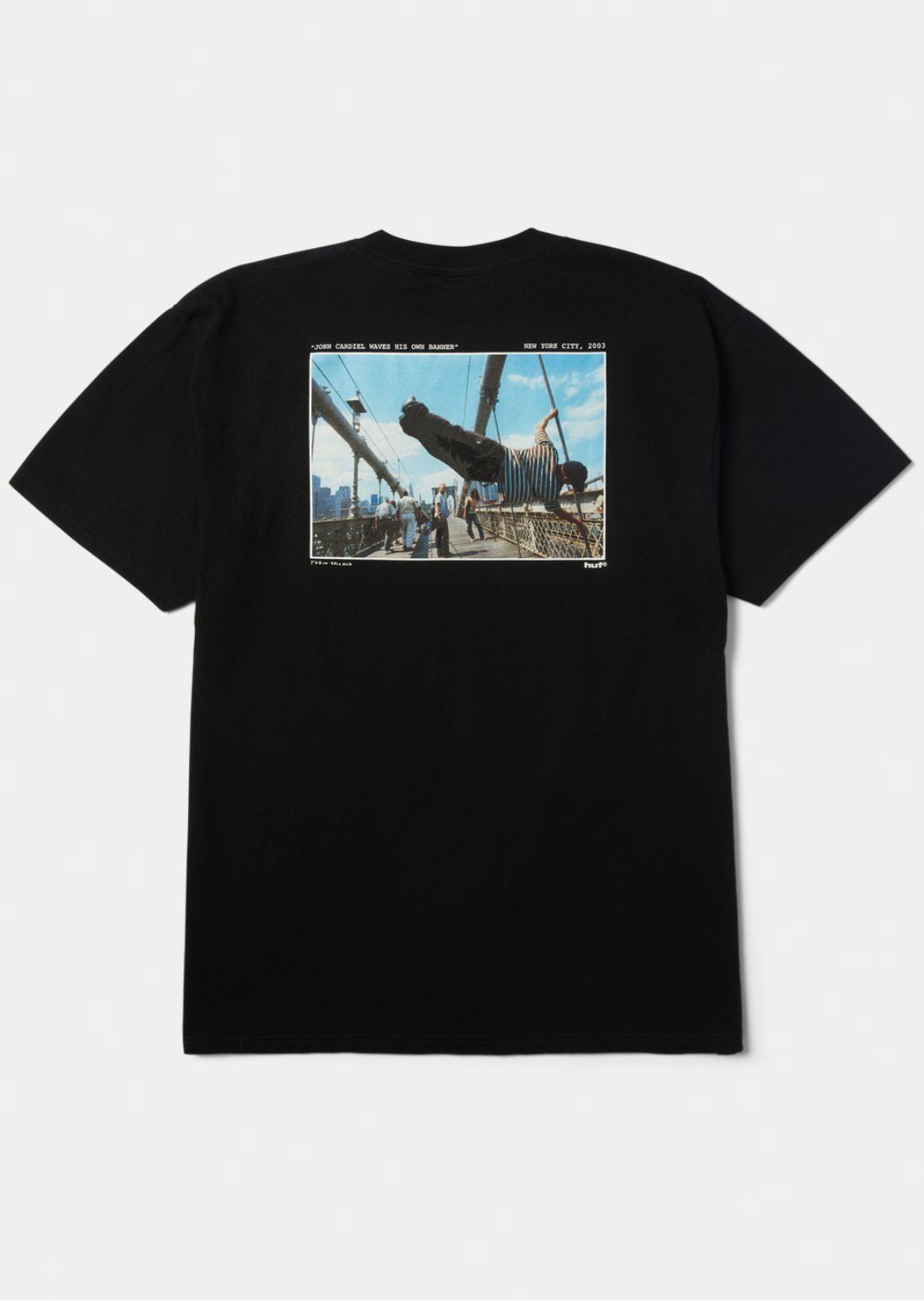 HUF Men's Taking The Leap T-Shirt Black