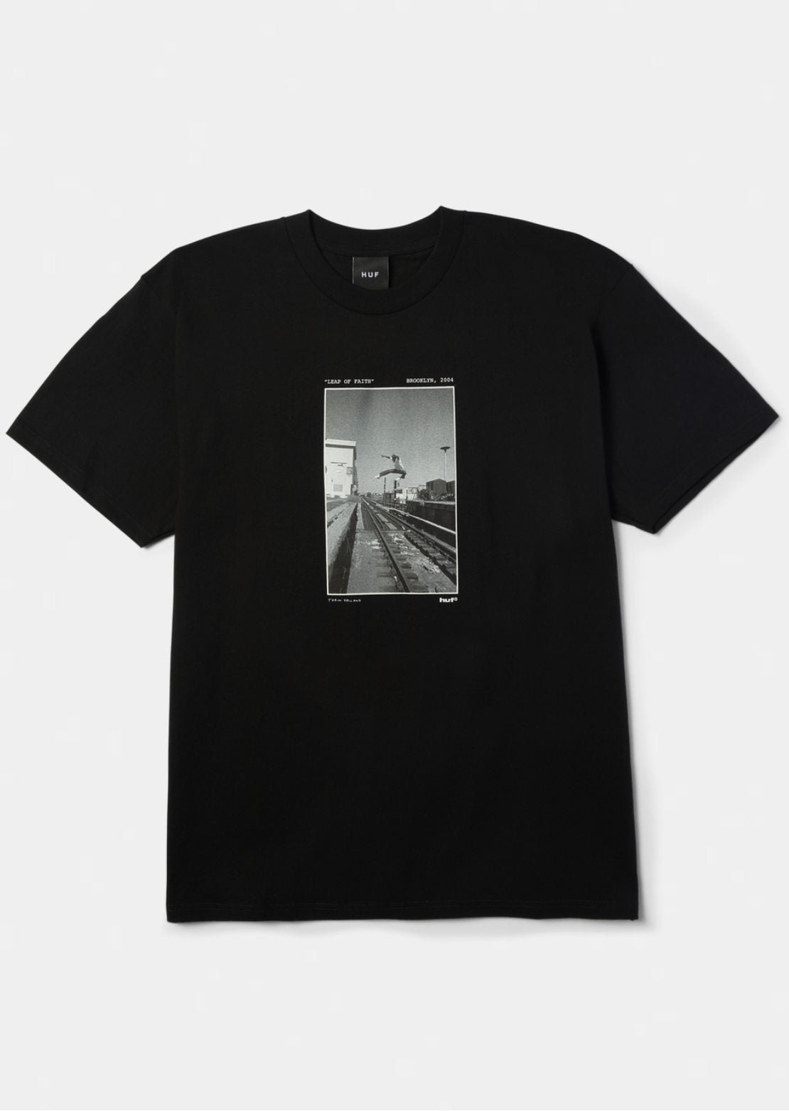 HUF Men's Taking The Leap T-Shirt Black