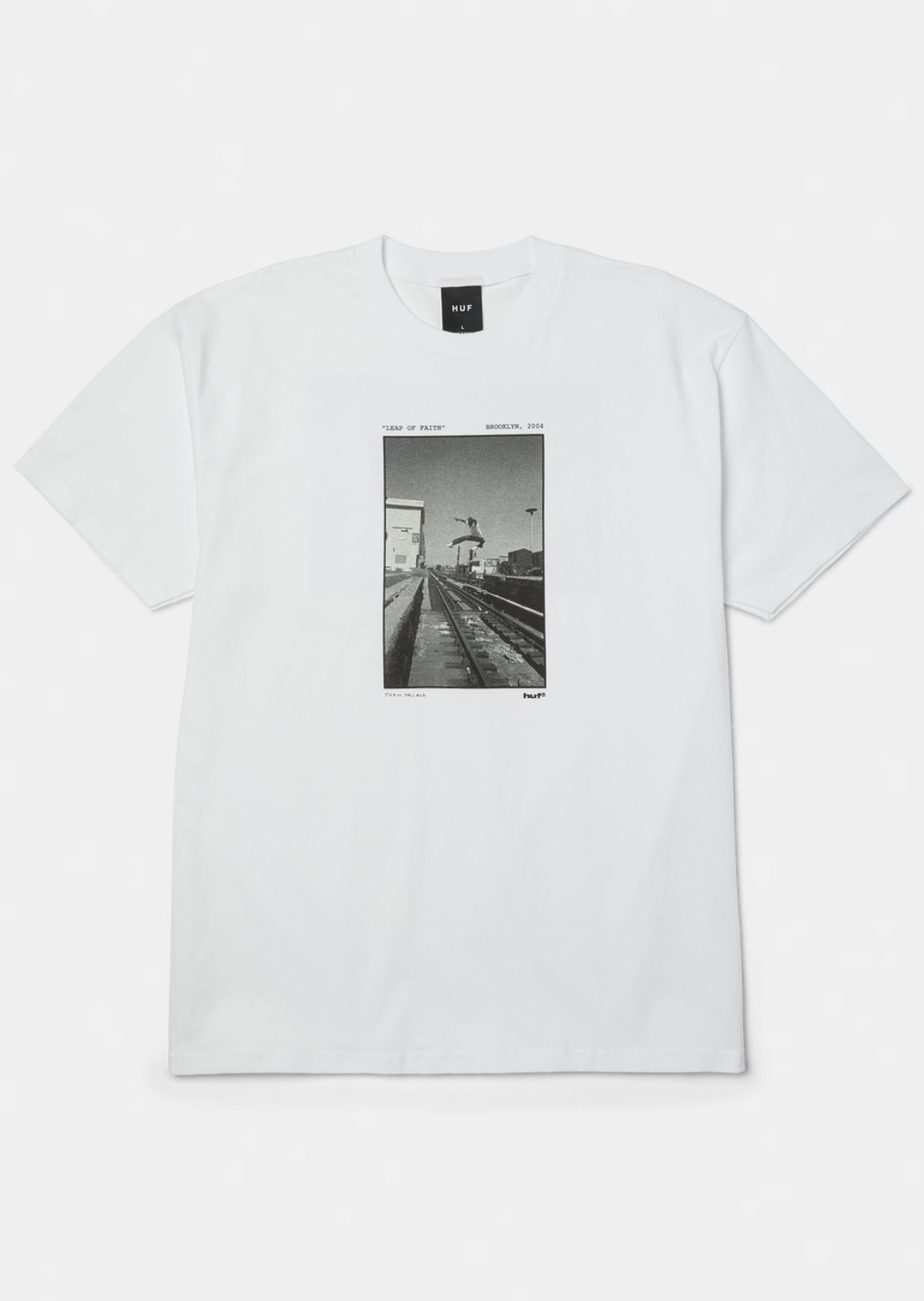 HUF Men's Taking The Leap T-Shirt White