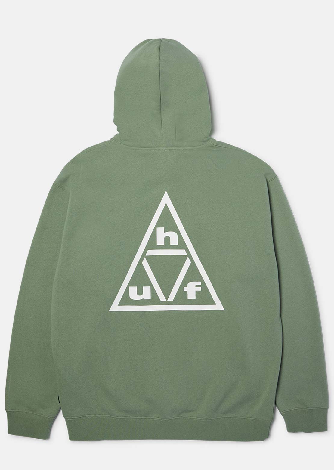 HUF Men's Triple Triangle Pullover Hood Mint/White