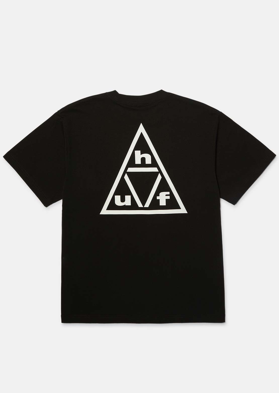 HUF Men's Triple Triangle T-Shirt Black/White