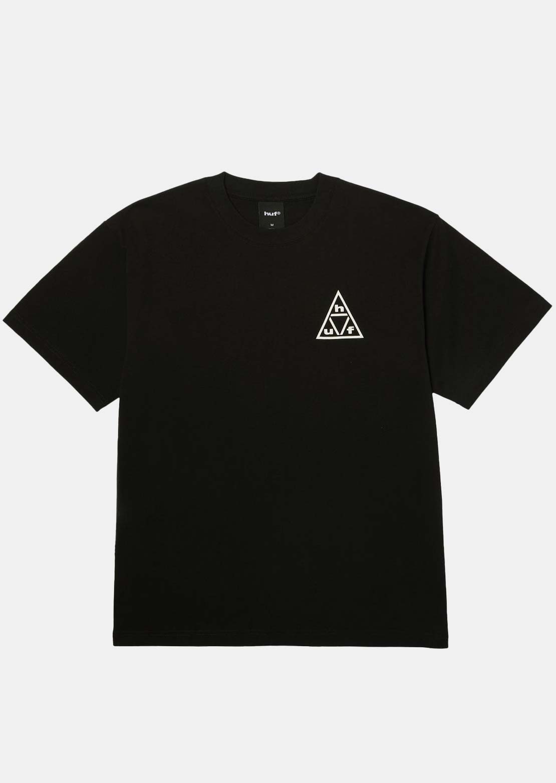 HUF Men's Triple Triangle T-Shirt Black/White