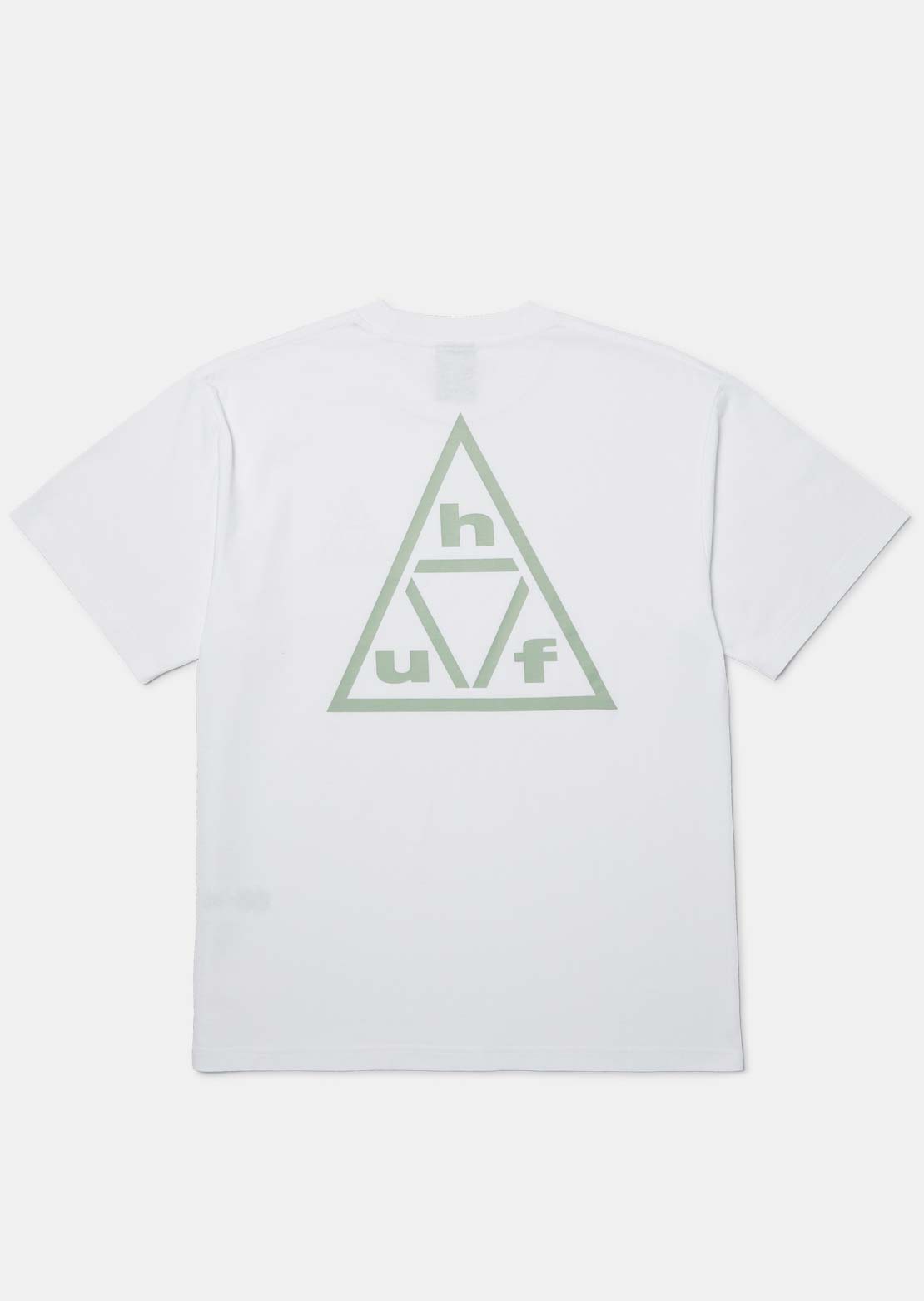 HUF Men's Triple Triangle T-Shirt White/Grey