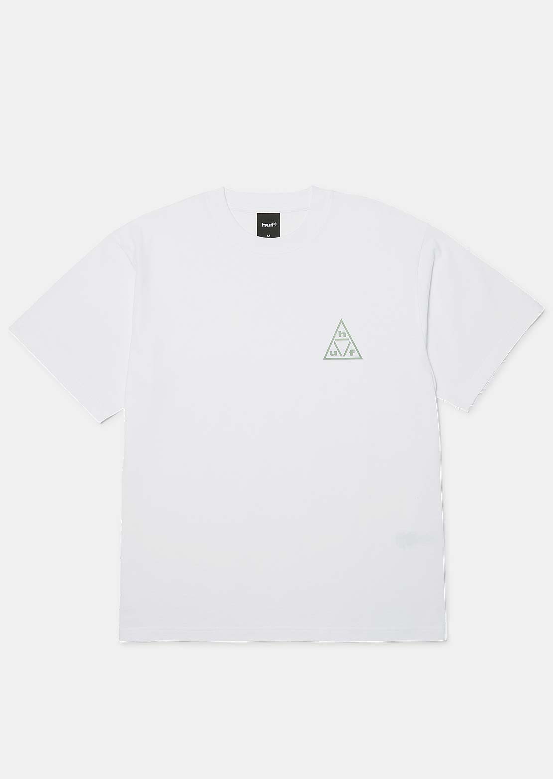 HUF Men's Triple Triangle T-Shirt White/Grey