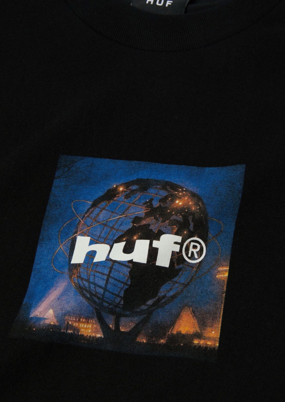 HUF Men's Unisphere T-Shirt Black