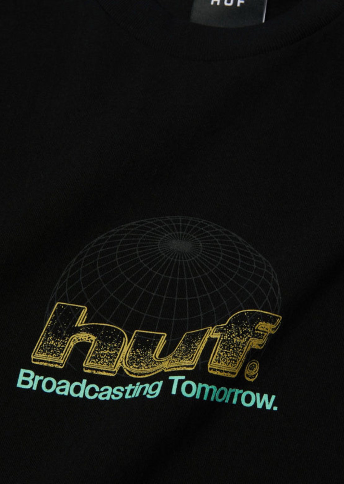 HUF Men's Worldwide Network T-Shirt Black