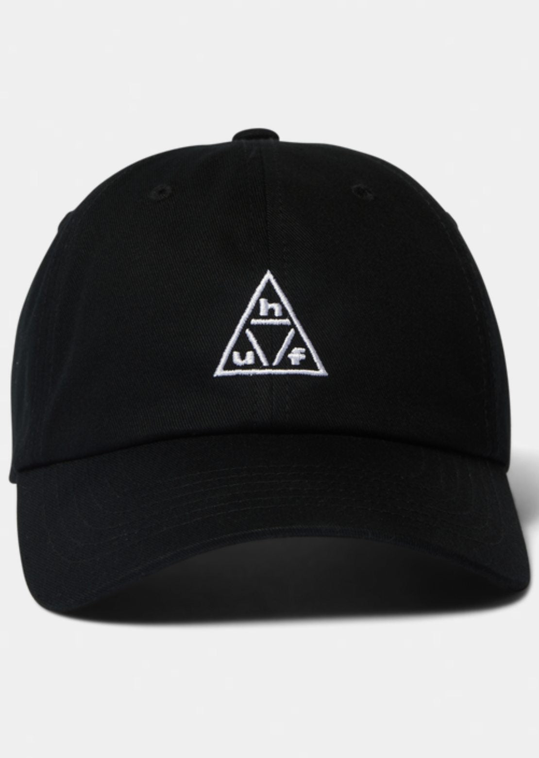 HUF Unisex 89 TT Logo 6 Panel Cap Black/White