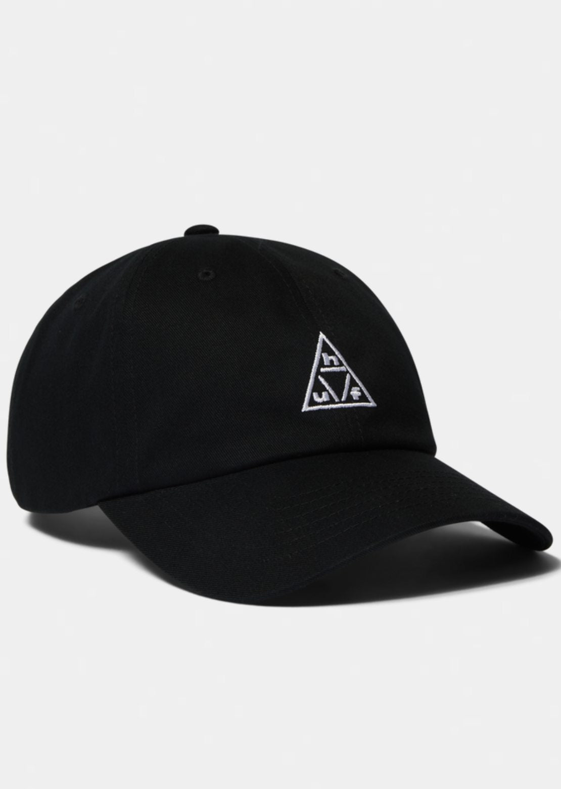 HUF Unisex 89 TT Logo 6 Panel Cap Black/White