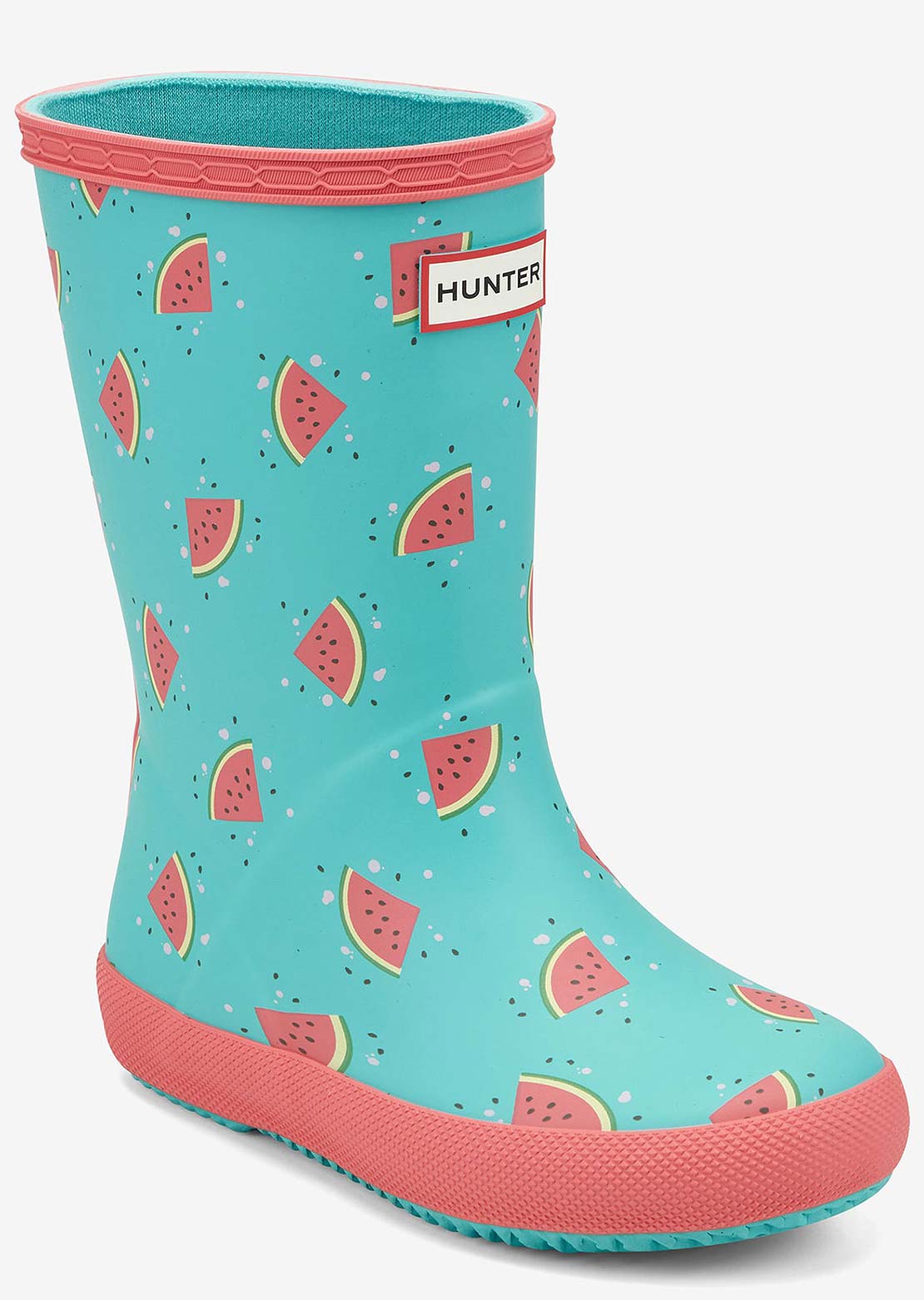 Hunter Toddler First Classic Boots Bright Aqua Multi