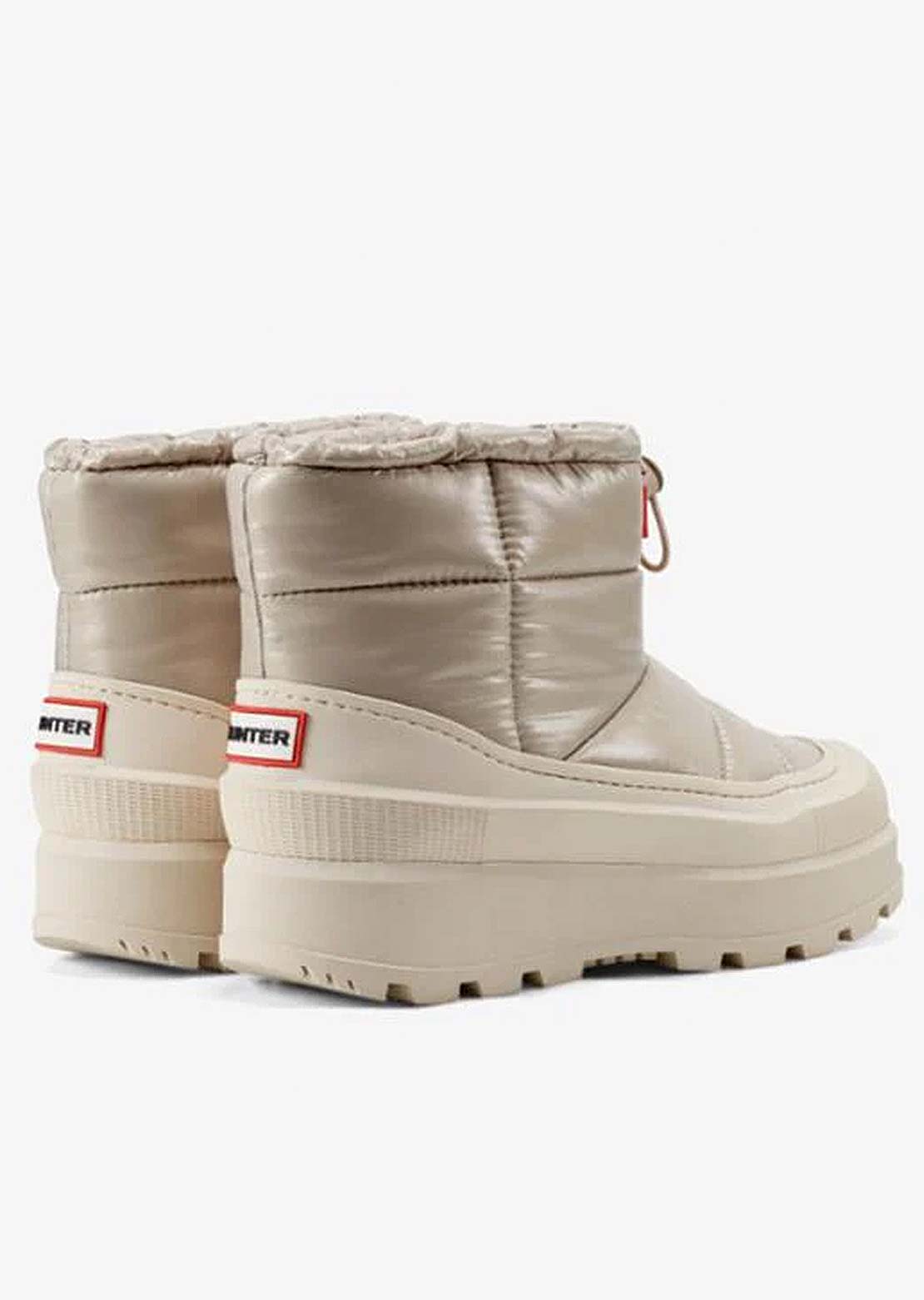Hunter Women's Amble Boots Taupe/White/Lakke Nylon