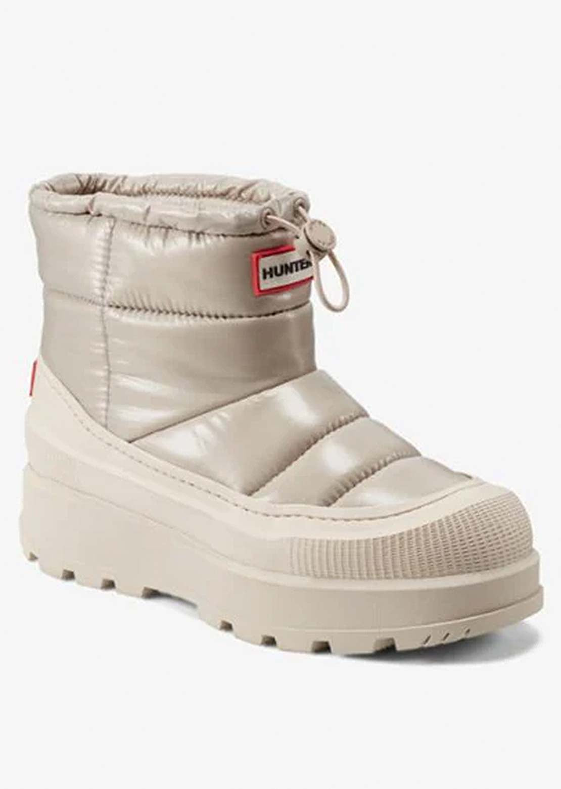 Hunter Women's Amble Boots Taupe/White/Lakke Nylon