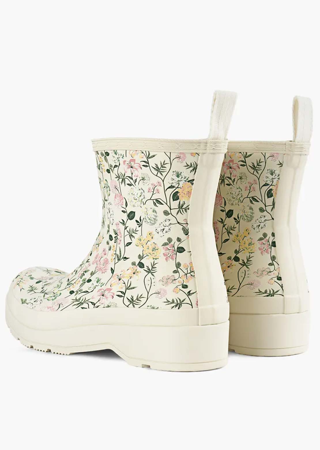 Hunter Women's Play Short Boots Cloud Dancer Multi/Cloud Dance