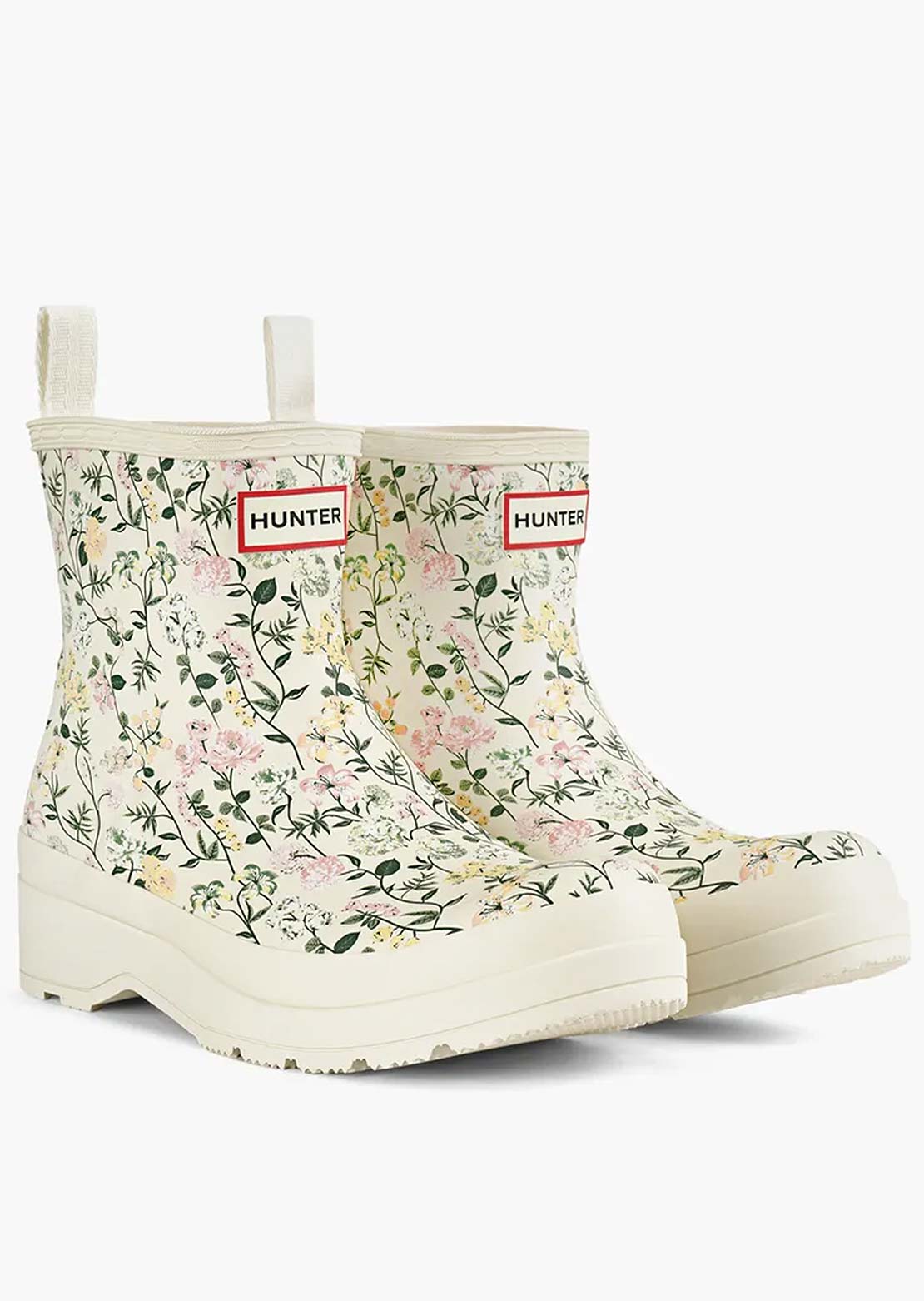 Hunter Women's Play Short Boots Cloud Dancer Multi/Cloud Dance