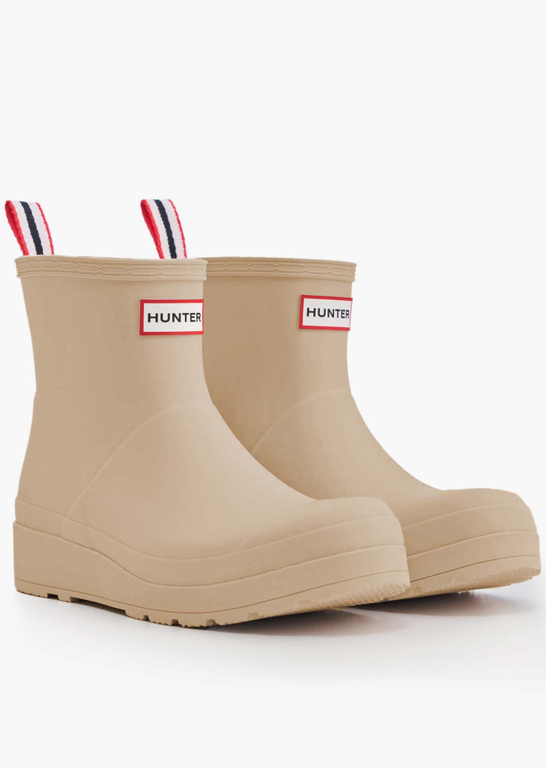 Hunter Women's Play Short Boots Latte/Latte