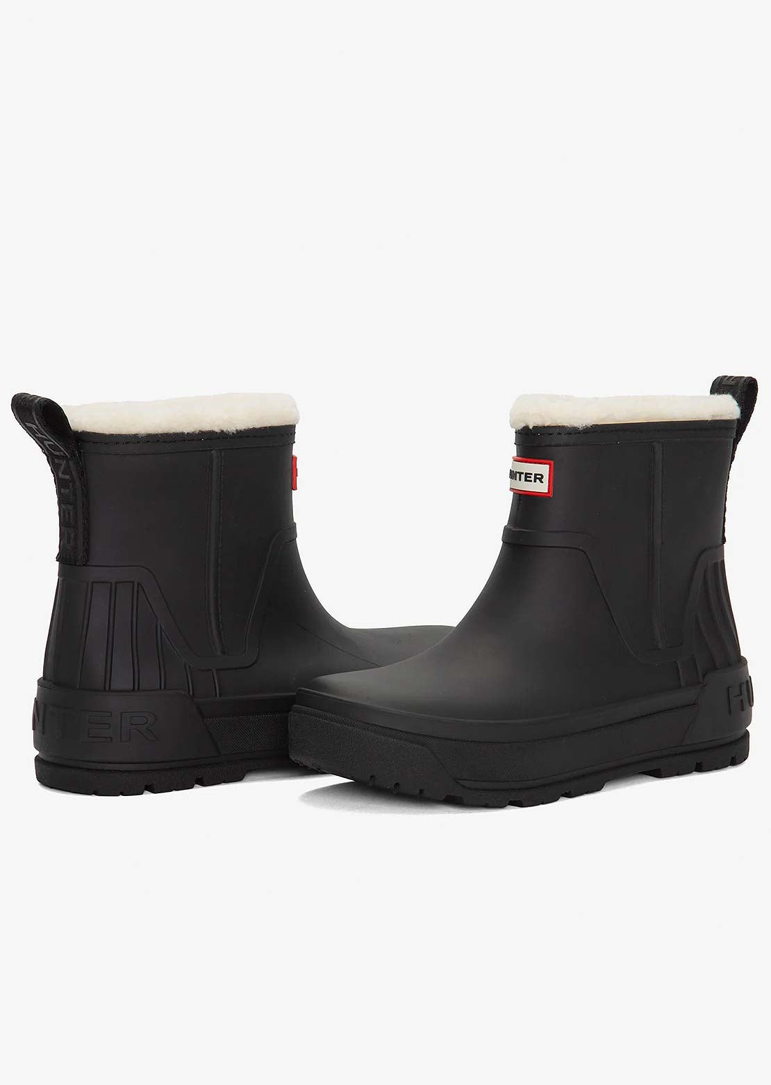 Hunter Women's Willa Boots Black/Black/Injected Matte TPE