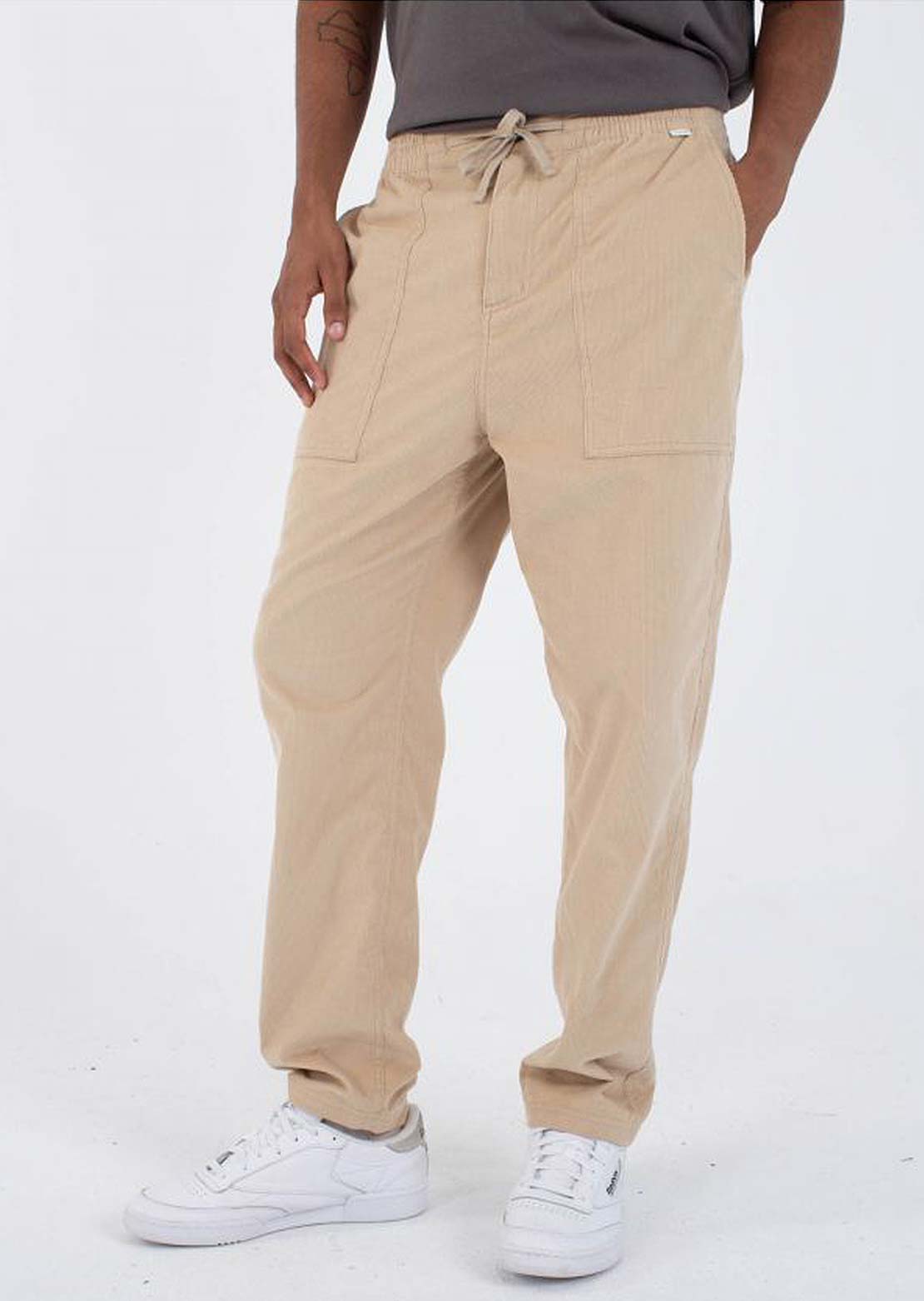 Hurley Men's Baja Straight Cord Pants Hazelnut
