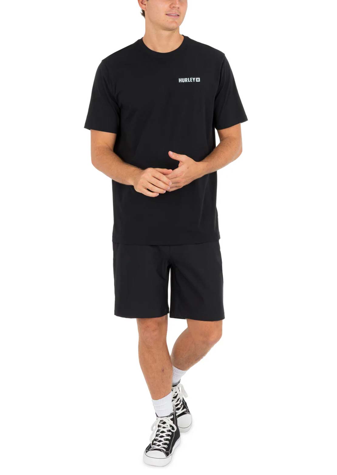 Hurley Men's Fern Gradient T-Shirt Black