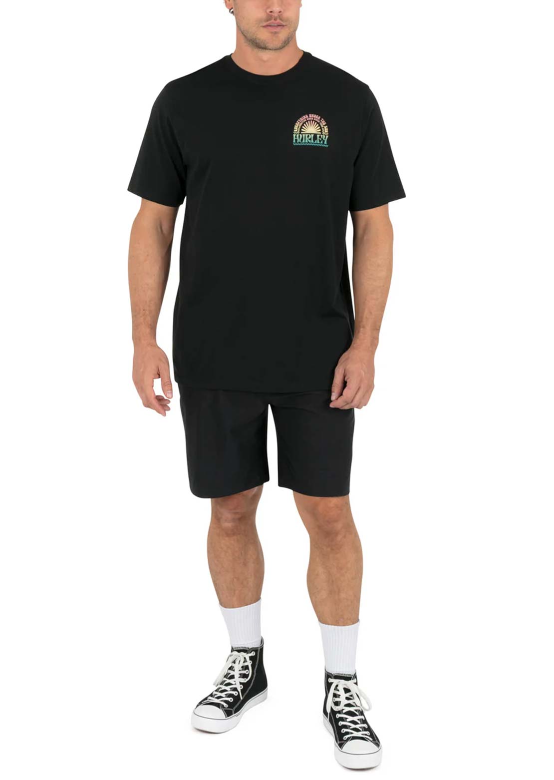 Hurley Men's Glyphic T-Shirt Black