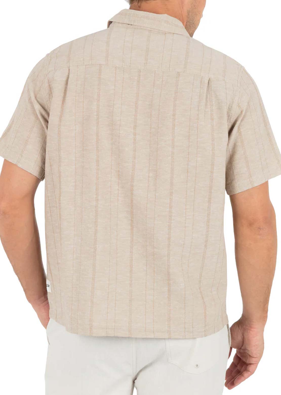 Hurley Men's Hemp Malibu Button Up Shirt Bristlecone