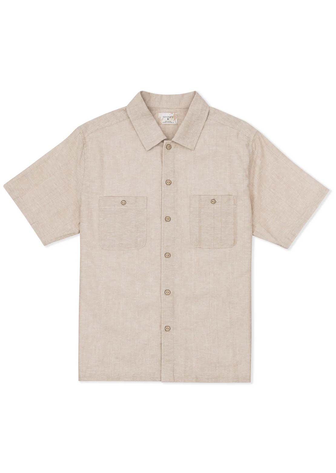 Hurley Men's Hemp Malibu Button Up Shirt Bristlecone