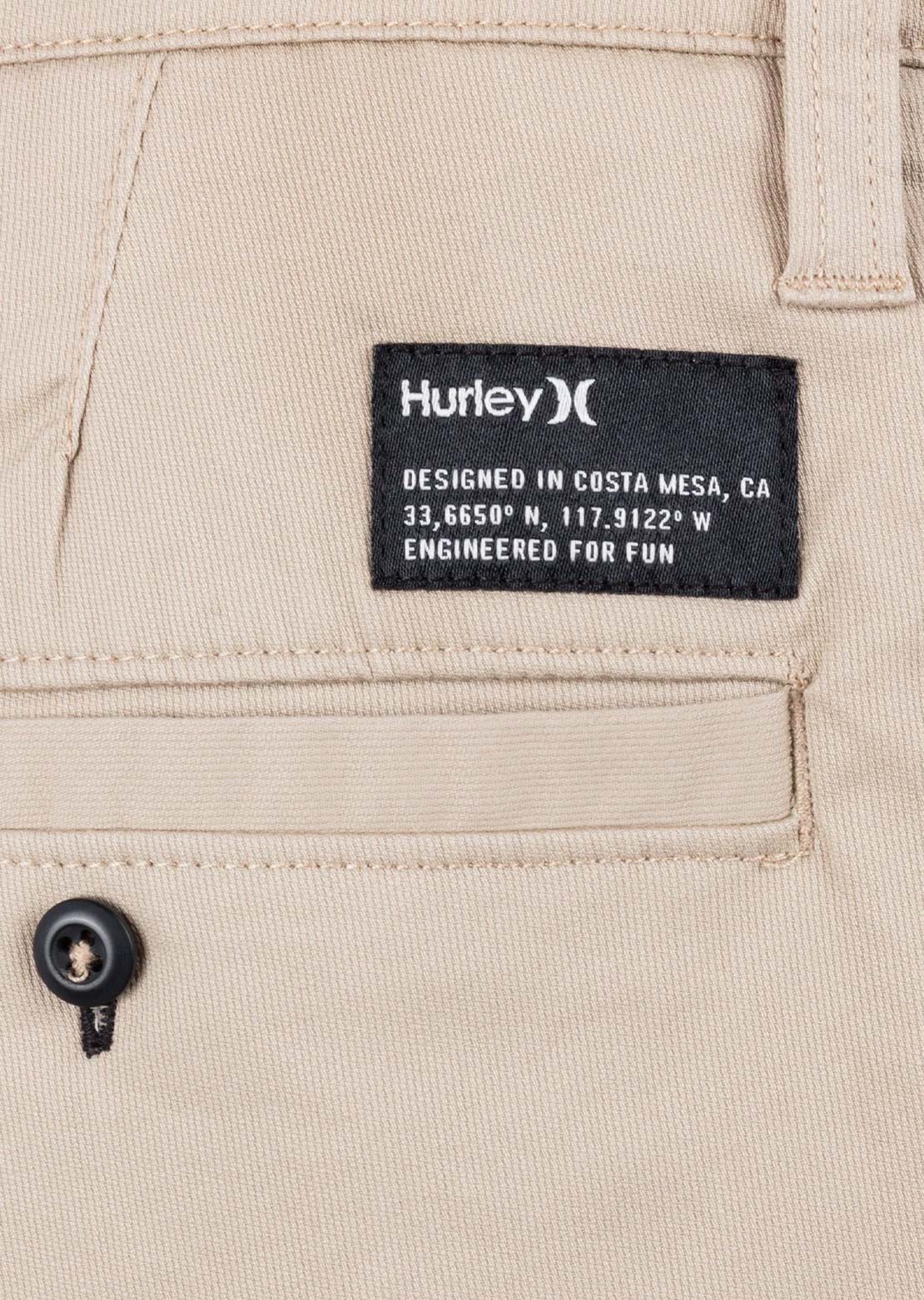 Hurley Men's Icon 19" Walkshorts Khaki